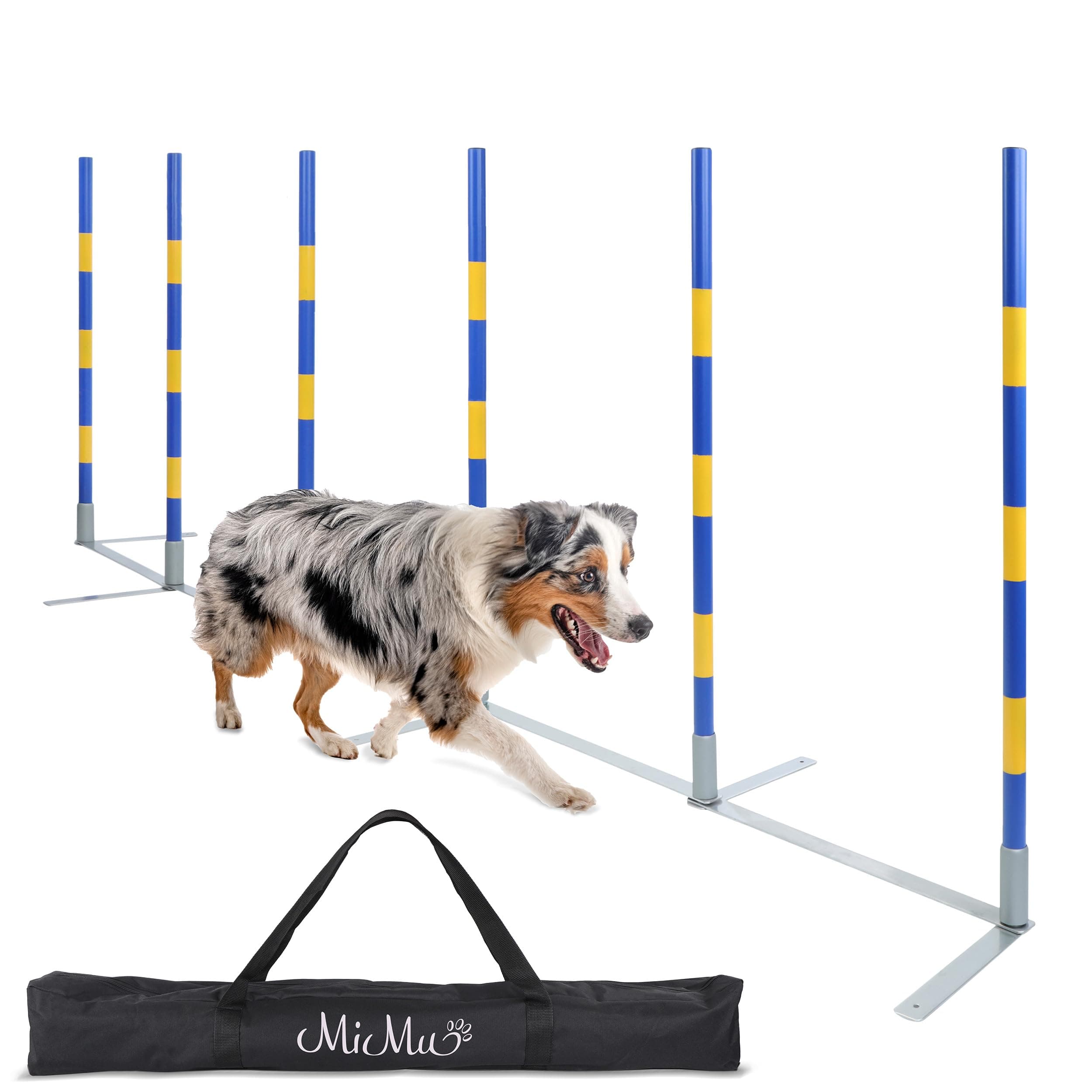 MiMu Dog Agility Equipment - Agility Set Dog Obstacle Course Dog Obstacle Course, Dog Agility Training Equipment