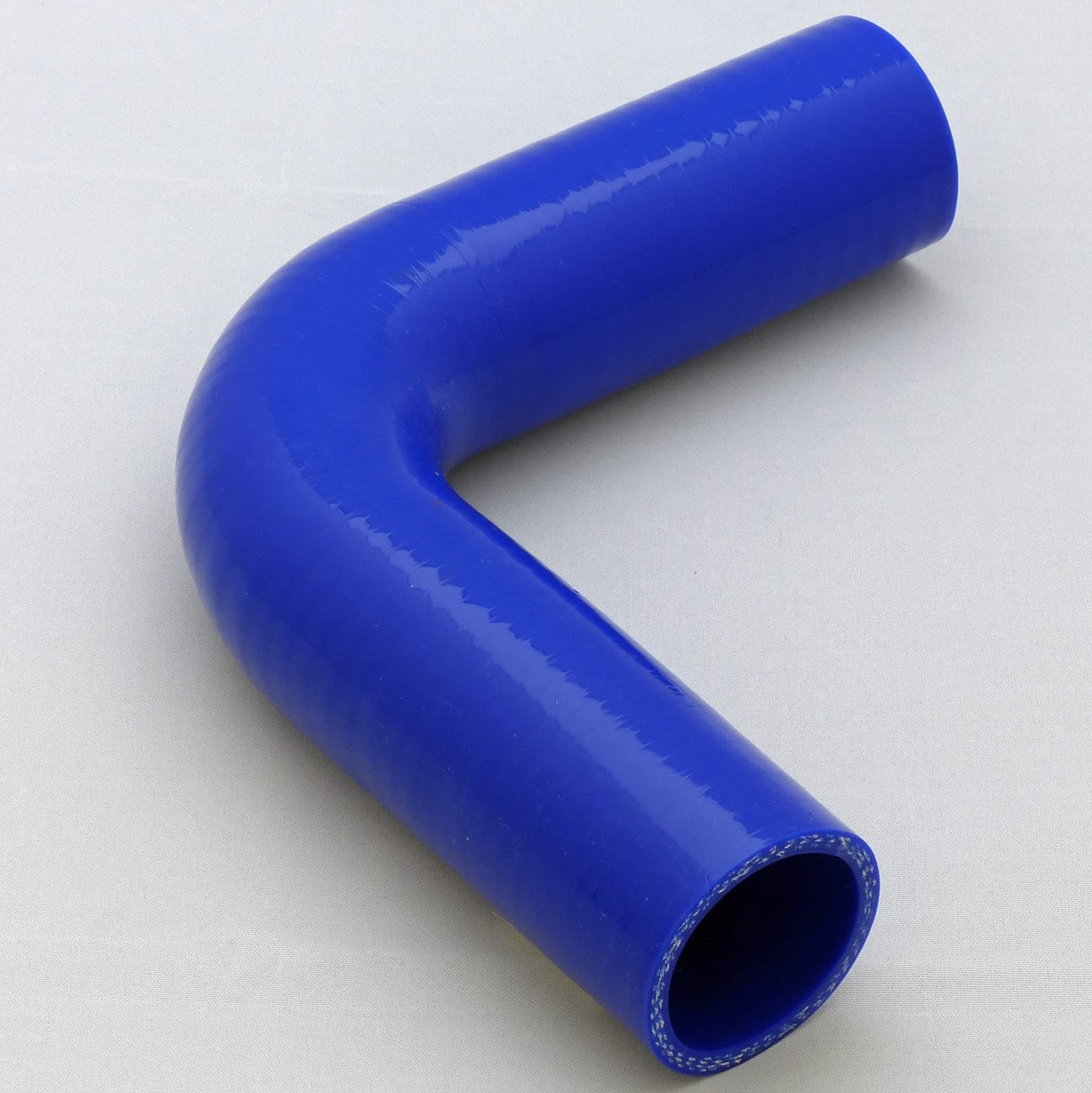 90 degree Silicone Turbo and Coolant Reinforced Hose Elbow ID: 13mm - Blue