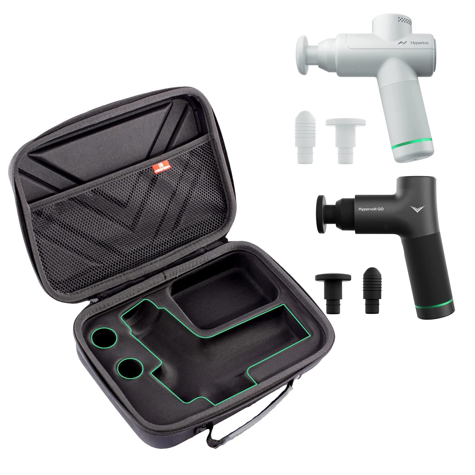 Case for Hypervolt GO 2/Hypervolt GO, Waterproof Shock Resistant Carrying Case for Hyperice Hypervolt GO2/ Hyperice Hypervolt GO Massage Device(ONLY CASE)