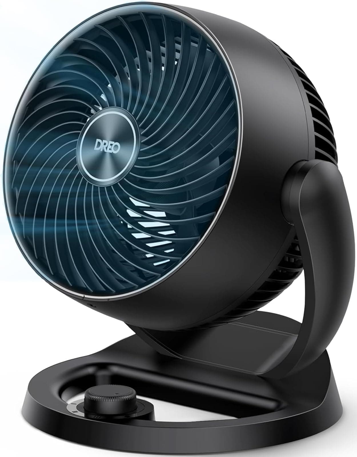 Fans for Home Bedroom, Table Air Circulator Fan for Whole Room, 9 Inch, 70ft Strong Airflow, 120° adjustable tilt, 28db Low Noise, Quiet, 3 Speeds, 2023 New Desk Fan for Office, Kitchen, Home