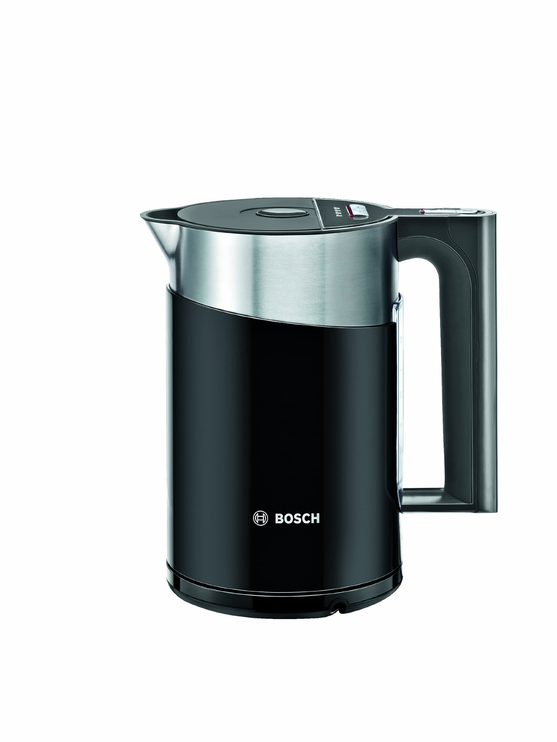 Bosch TWK86103GB Styline Sensor Cordless Kettle, 1.5 Litre, 3000 W - Black & Stainless Steel
