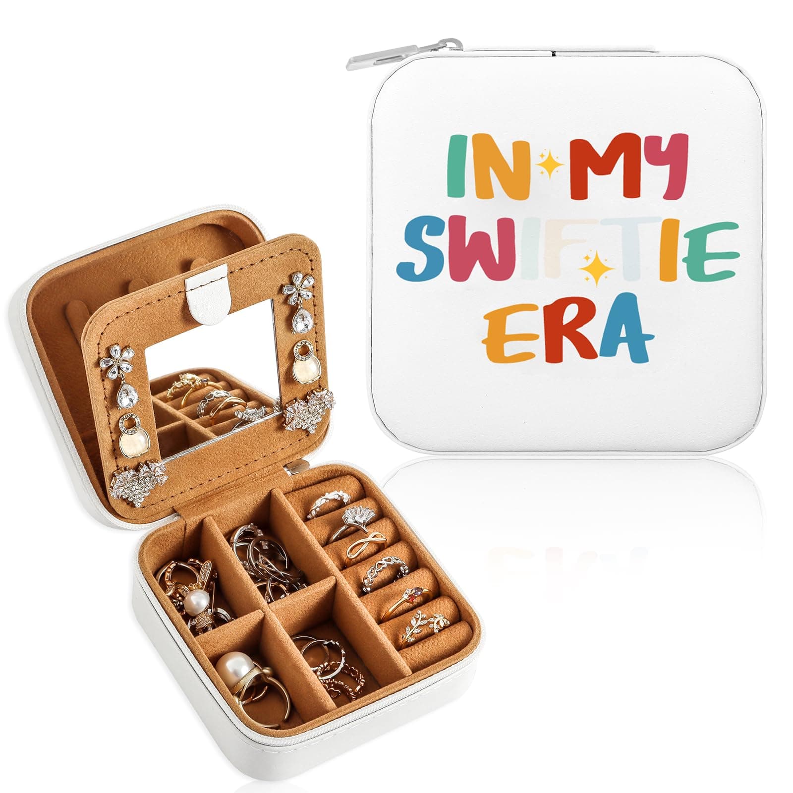 Gifts for Music Lovers, Delicate Taylor Jewelry Box with Mirror, A Exciting Birthday Present for Admirers of Great Singers, Pay Tribute to Sister Music Lover Singer Fans