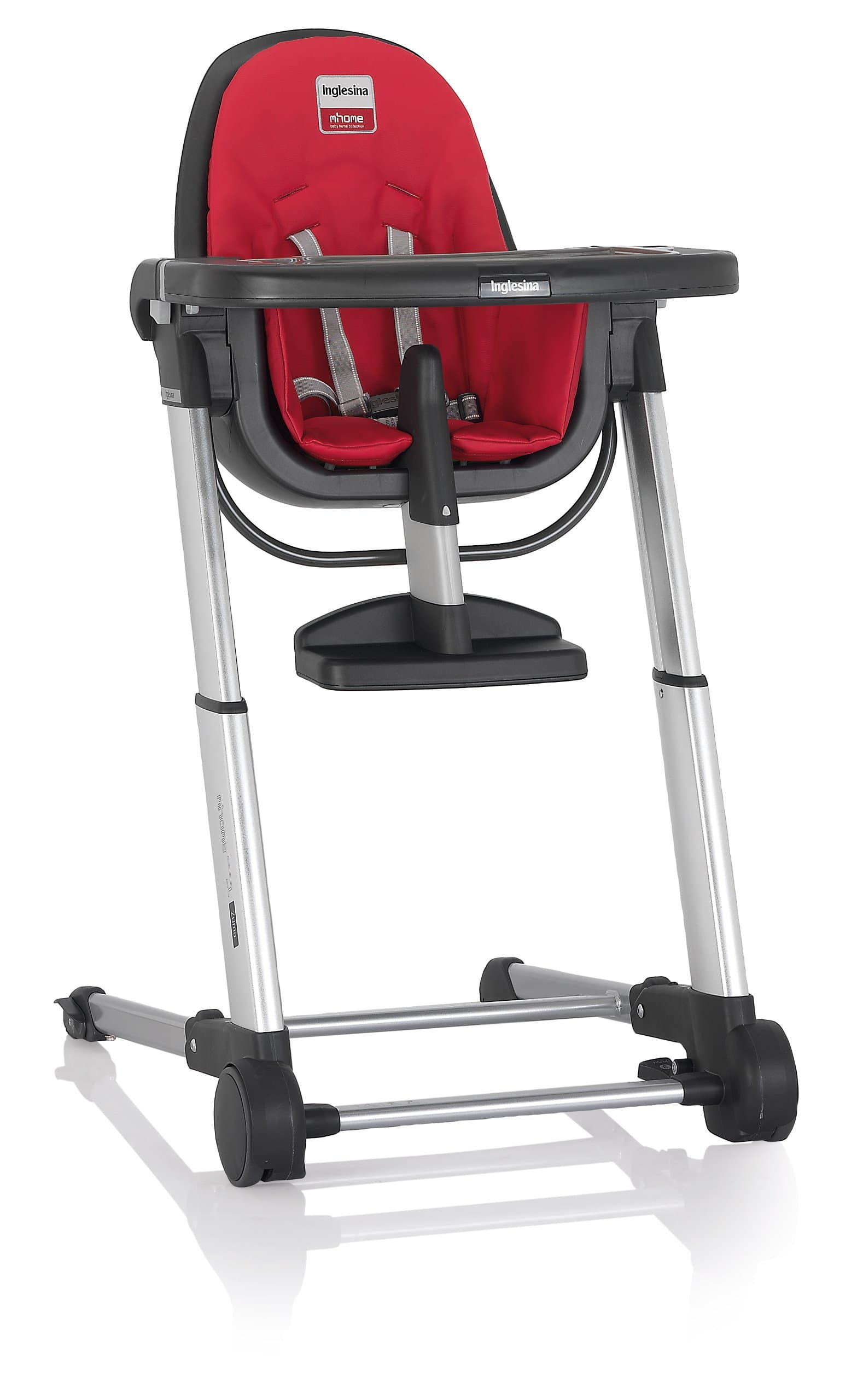 Inglesina Zuma Highchair, Gray/Red