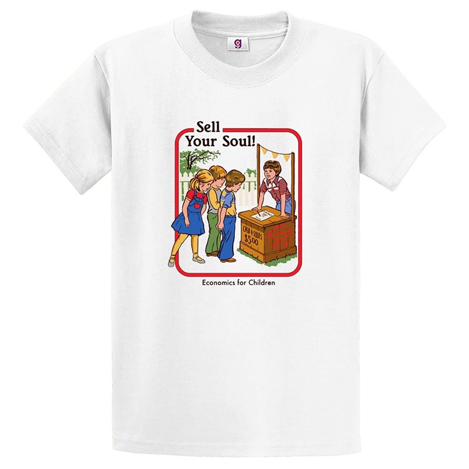 Inspired Funny Sell Your Soul Economics Capitalist Entrepreneur T-Shirt