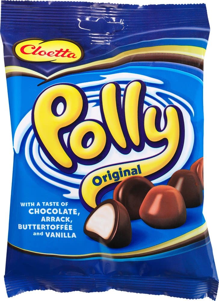 One Bag of Cloetta POLLY ORIGINAL Swedish Milk Chocolate Candy Candies Sweets