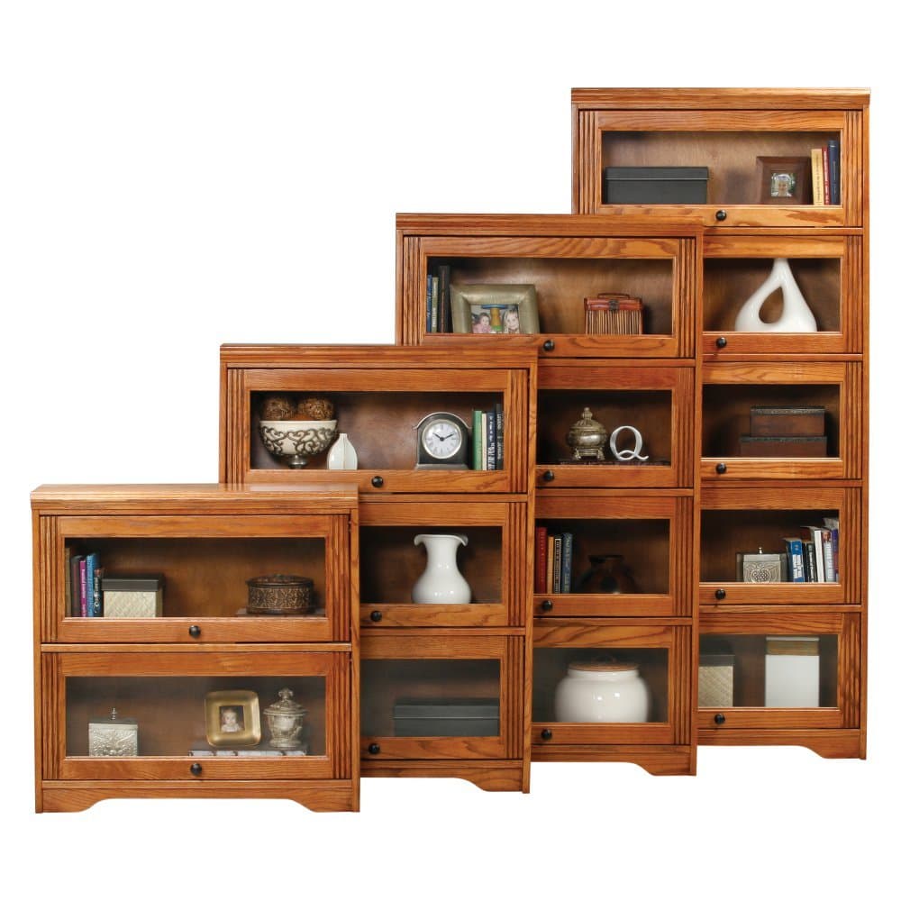 Eagle Furniture Oak Ridge Customizable 32 in. Wide Lawyer Bookcase