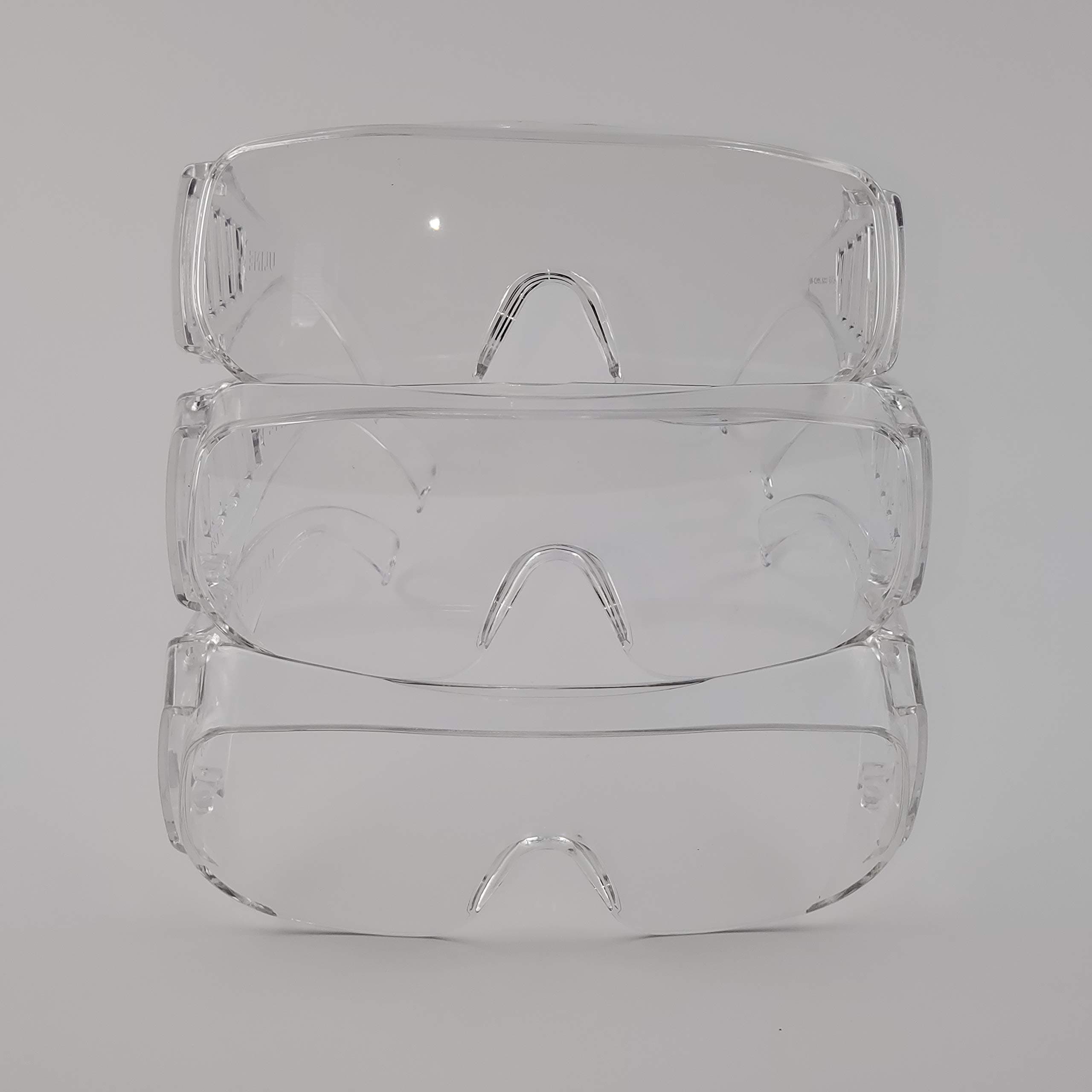 Safety Protective Goggles, PORPEE Safety Laboratory Glasses Anti-Fog, Anti-Splash, Anti-Scratch, Eye Full Protection Chemical Eyewear for Home, Medical, Lab, Workplace (GT1808-3 Pack)