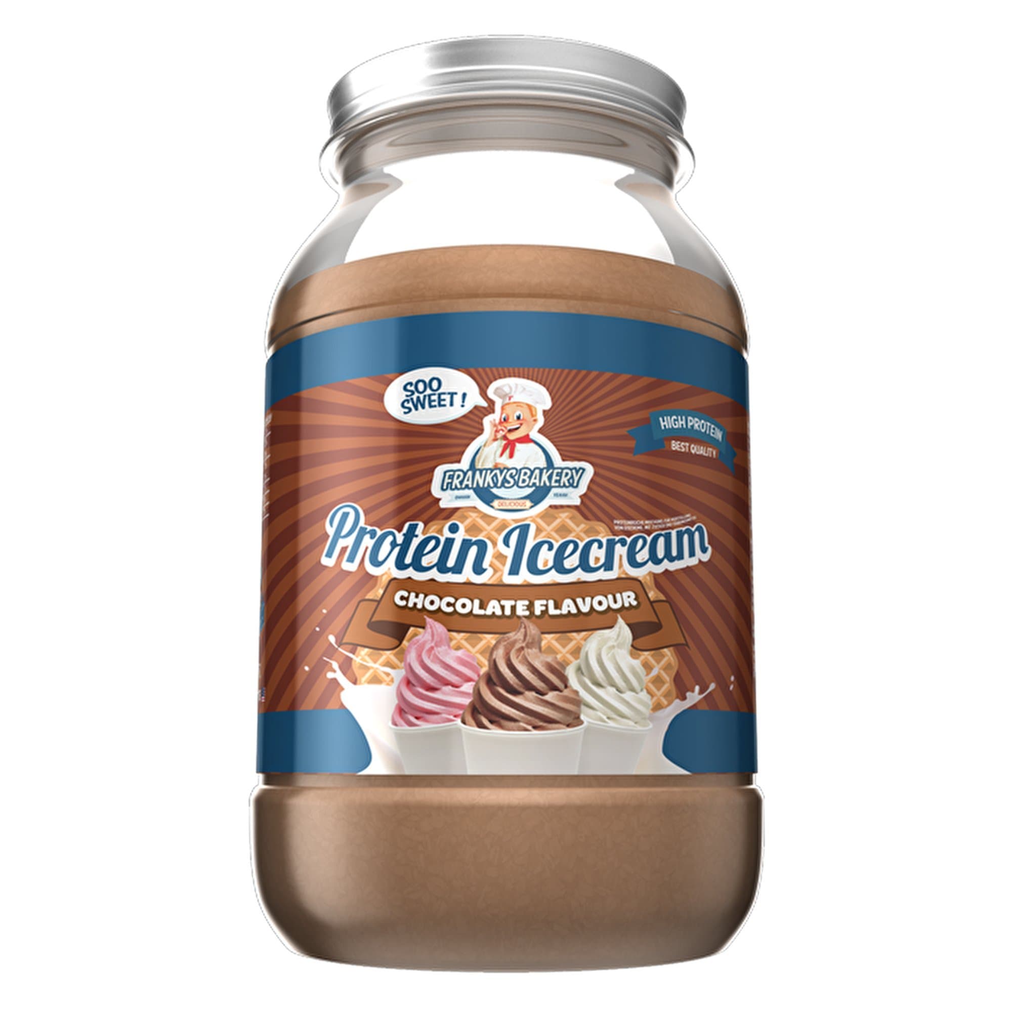 Frankys Protein Ice Cream, Chocolate Flavour, 500 g