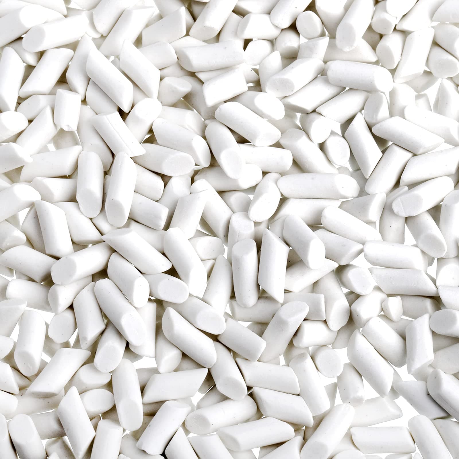 8 Pounds Rock Tumbling Filler Media, 1/5" x 2/5" Reusable Cylinder Ceramic Pellets Non-Abrasive for Rock Tumbler, Stone Polisher