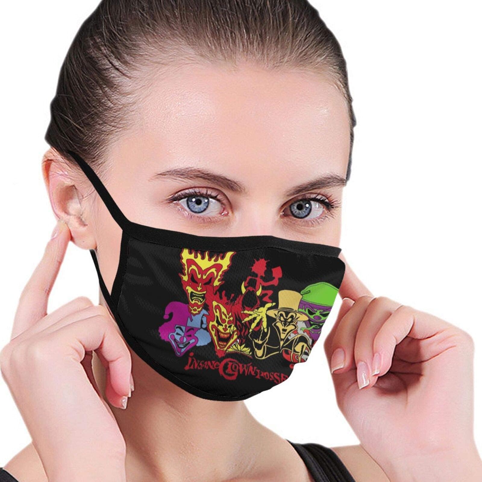 Insane Clown Posse Balaclava Reusable Breathable Personality Mask Men and Women Black
