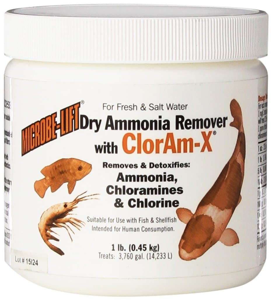 Ecological Labs DAR01 Dry Ammonia Remover with Cloram-X, 1-Pound