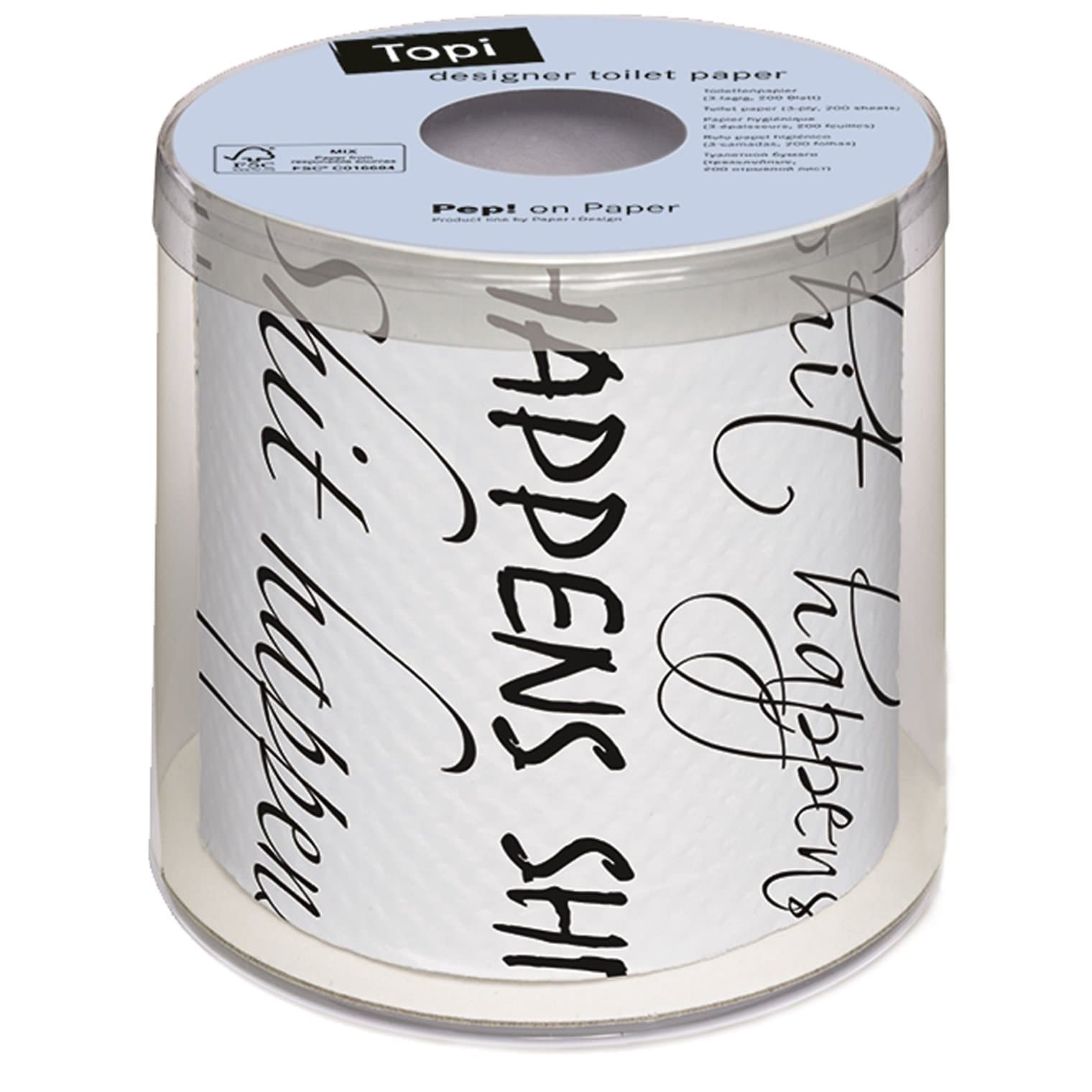 Shit Happens Novelty Toilet Paper | Topi