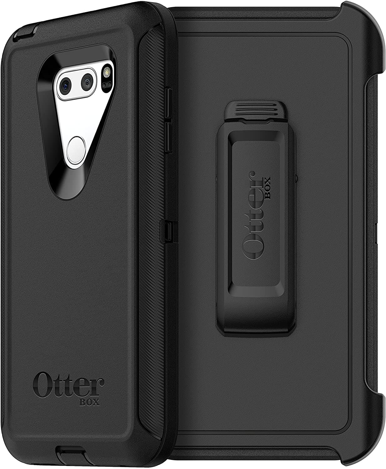 OtterBoxDefender Series Case for LG V30 & LG V30 Plus (ONLY) Non-Retail Packaging - Black