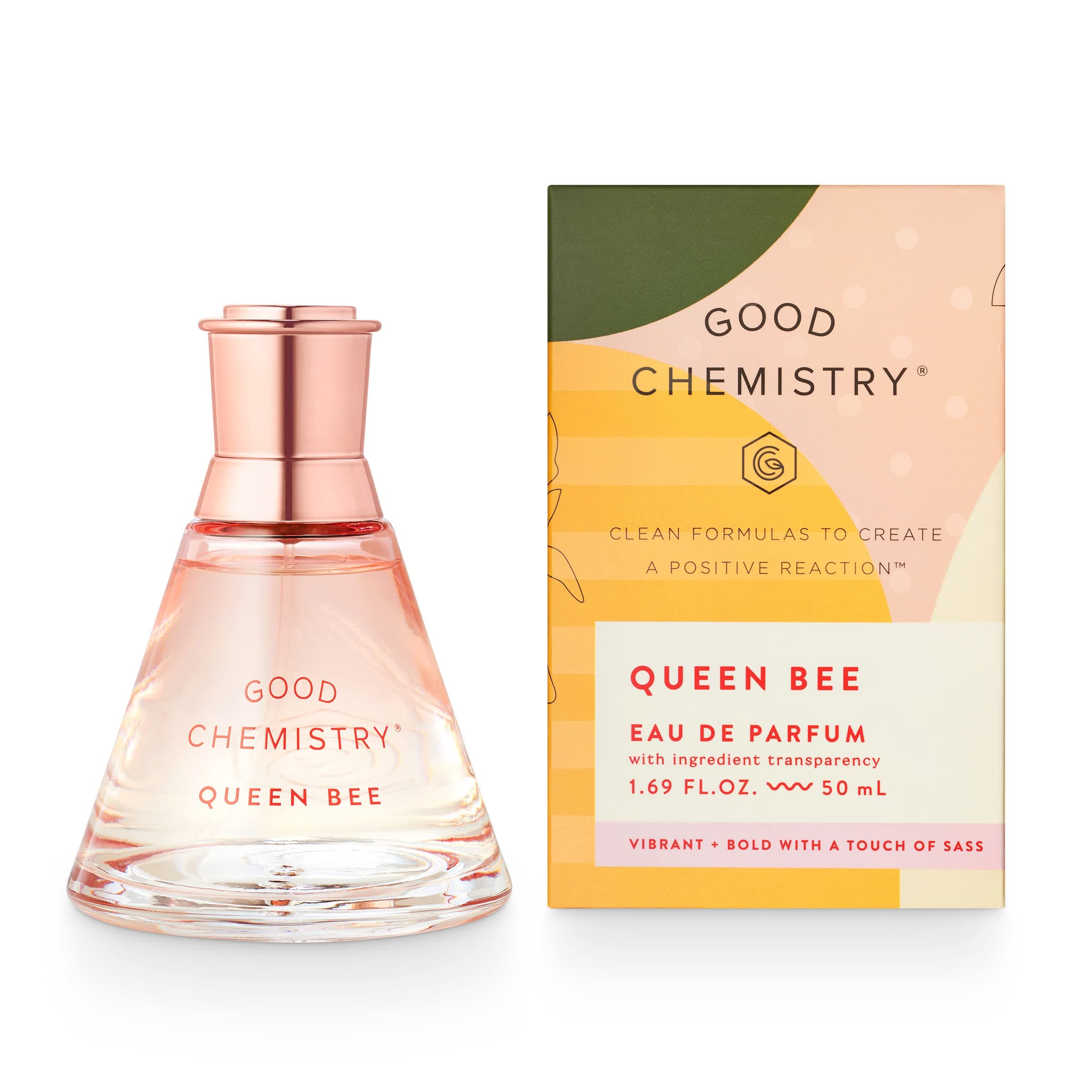 Queen Bee Eau de Parfum 1.7 fl oz - Long-Lasting Perfume with Black Currant, Peony, & Amber - Bold, Clean & Vegan