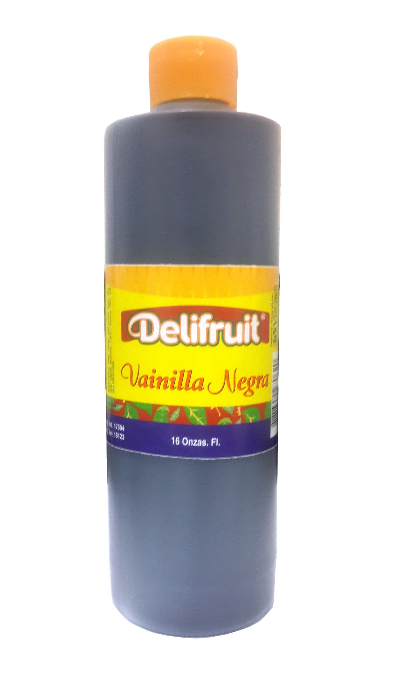 Delifruit Black Vanilla Extract From Dominican Republic 16 Oz.