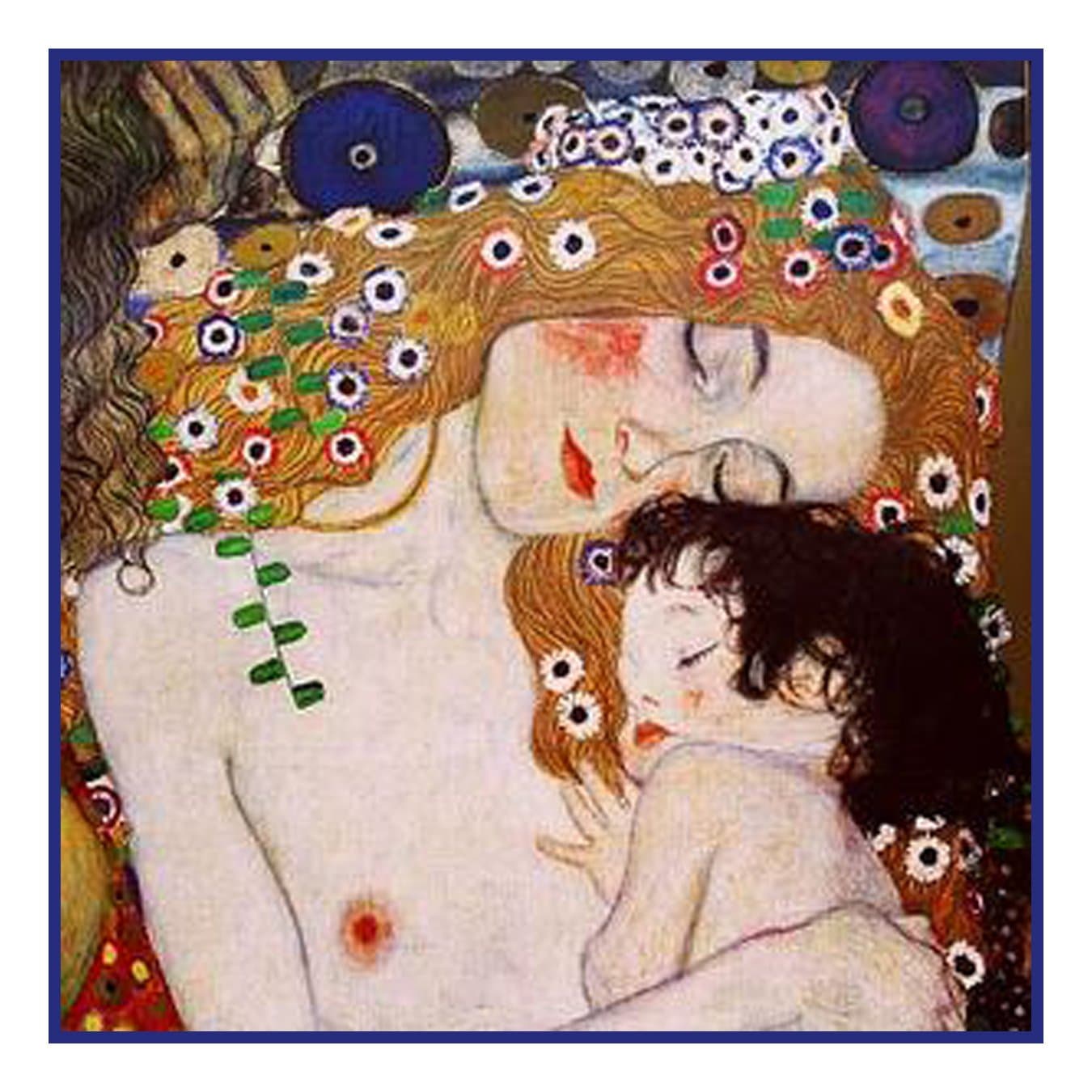 Orenco Originals Mother and Child Detail by Gustav Klimt Counted Cross Stitch Pattern