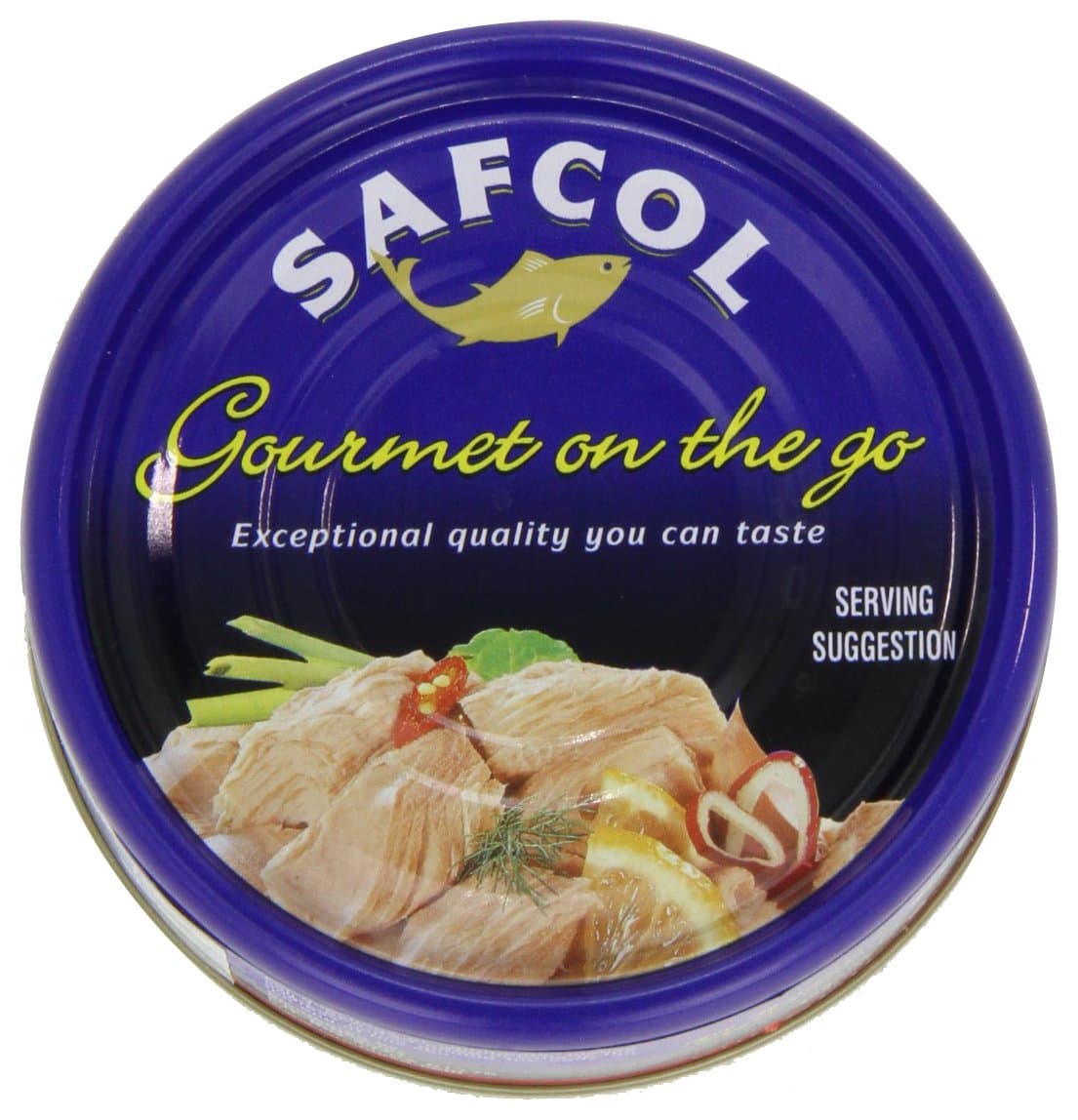 SAFCOL Gourmet on the Go Chunk Light Tuna with Spicy Chili (Chipotle), 6-Ounce Cans (Pack of 12)