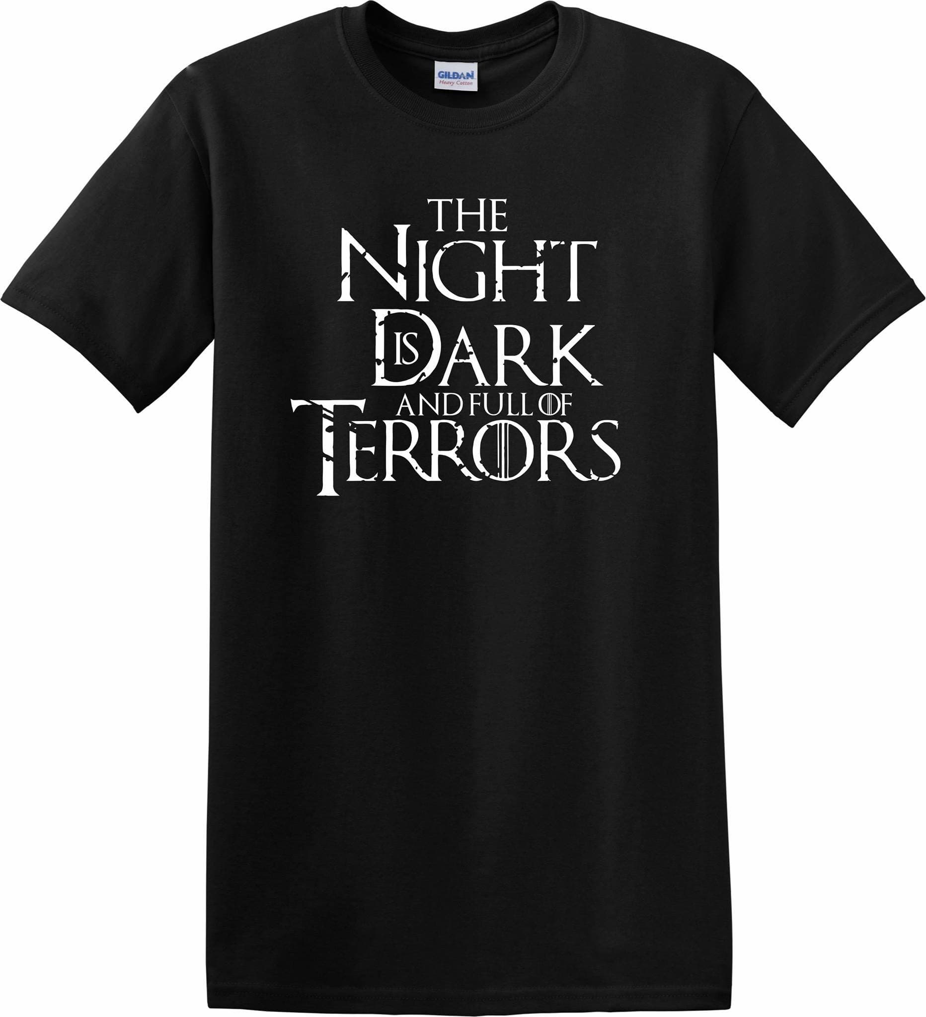 Game of Thrones The Night is Dark and Full of Terrors Quote Unisex TV Fan Apparel Halloween T-Shirt Tshirt Tee Merchandise