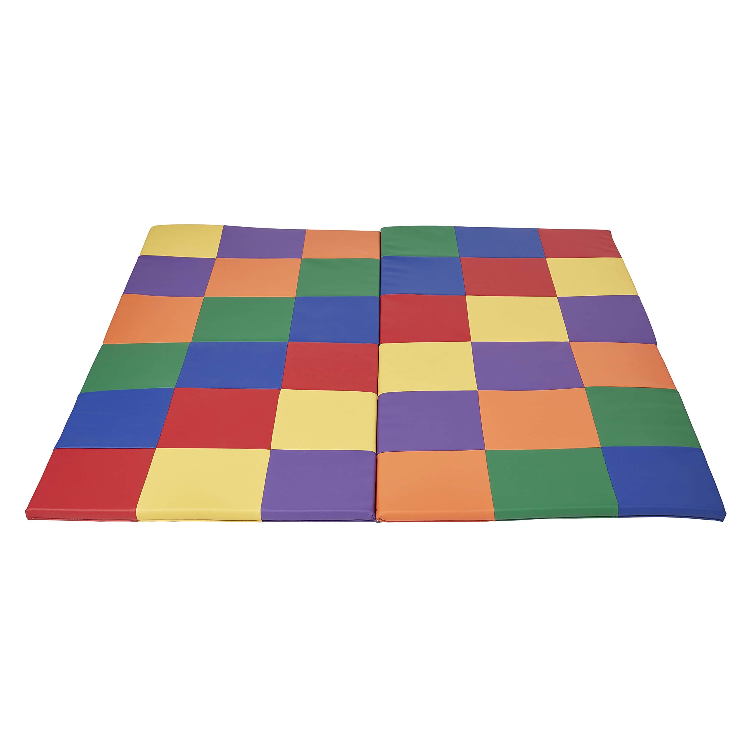 SoftZone Patchwork Activity Mat, Folding Playmat, Assorted
