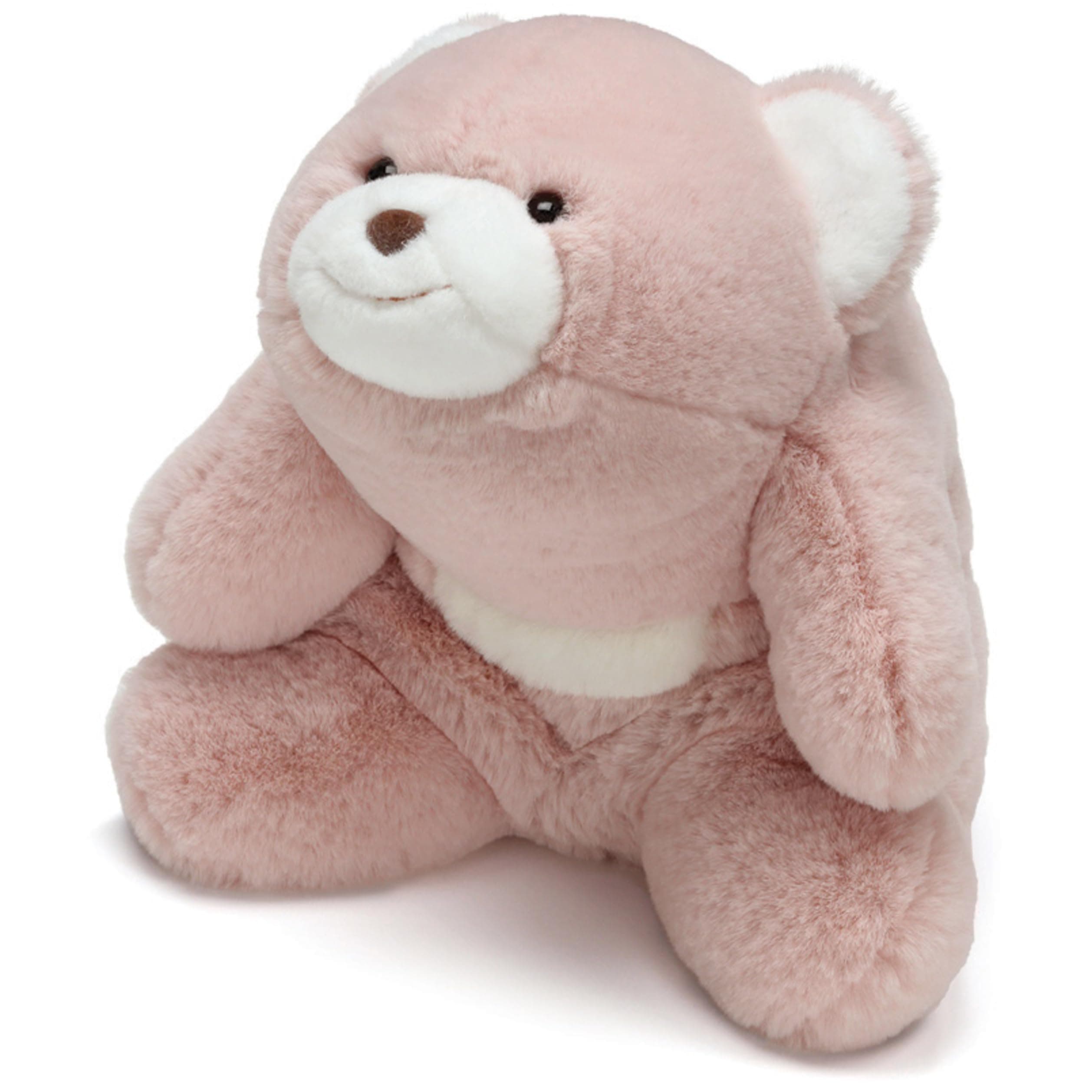 Snuffles Teddy Bear Plush, Stuffed Animal for Ages 1 and Up, Rose Pink, 10”