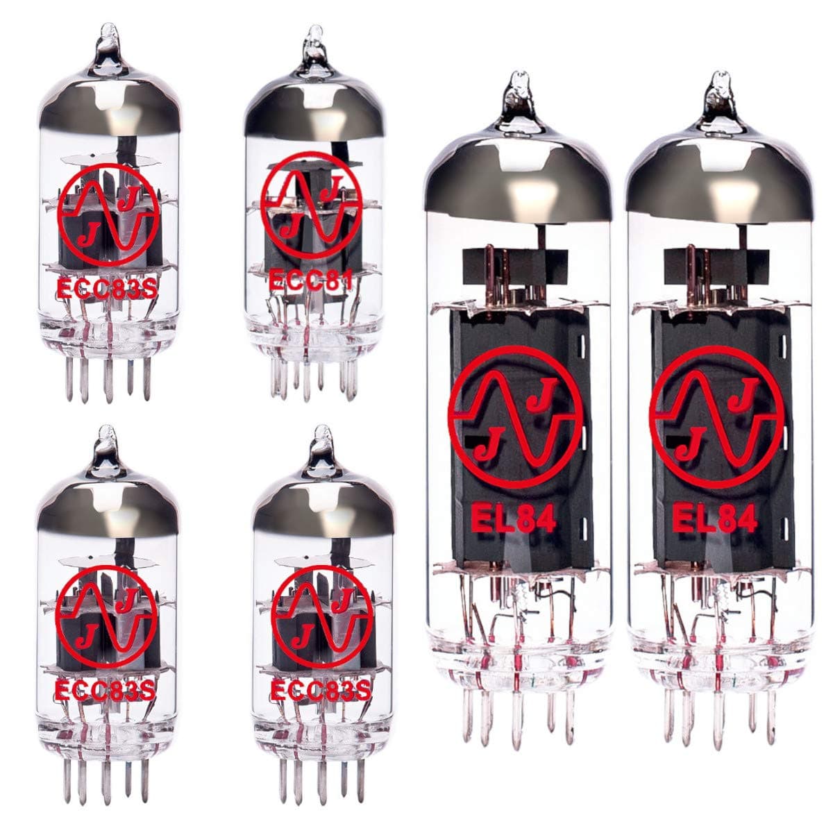 Replacement Valve Kit for Orange Signature 4 Jim Root Terror (2 x ECC83 1 x Balanced ECC83 1 x ECC81 2 x Matched EL84)
