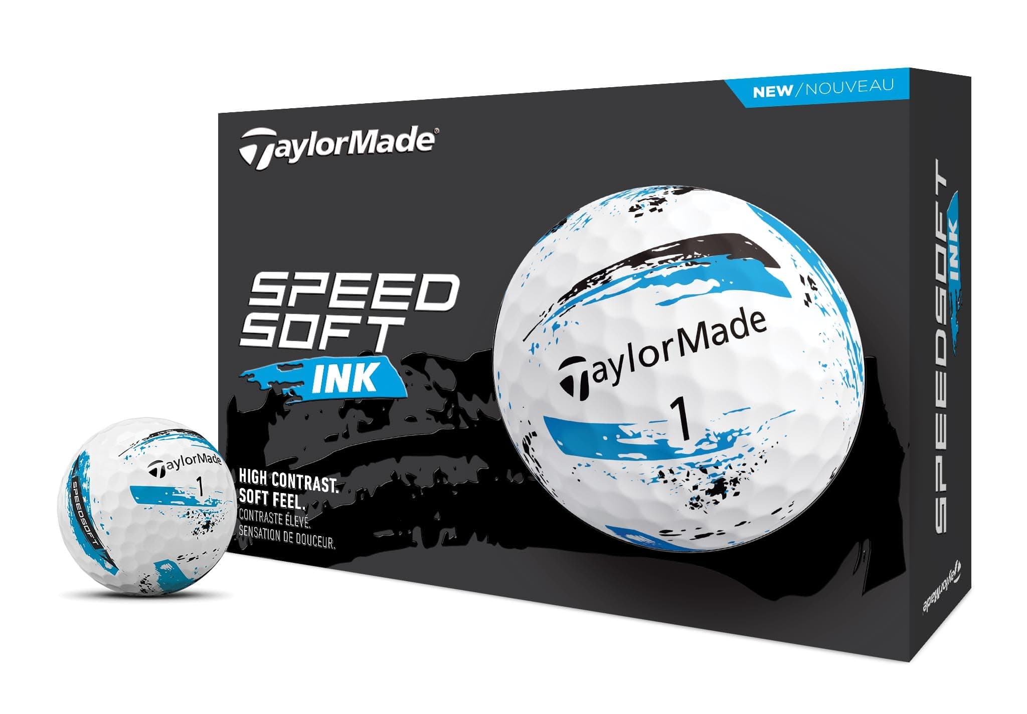 TaylorMade SpeedSoft Golf Balls, Maximum Distance with Ultra-Soft Feel, Perfect for Off The Tee and Around The Green