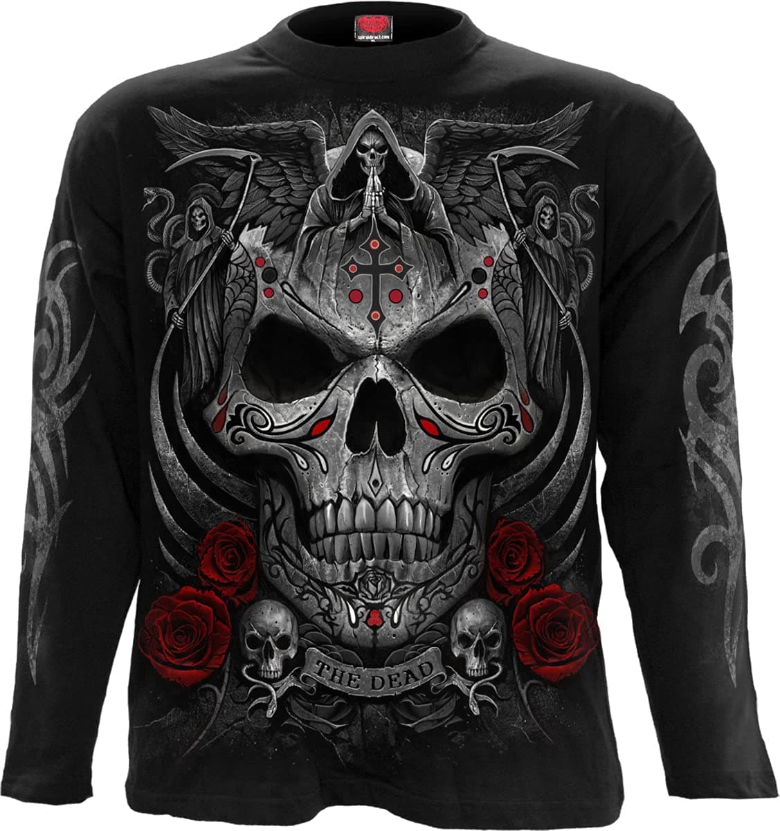 SpiralThe Dead - Longsleeve T-Shirt Black