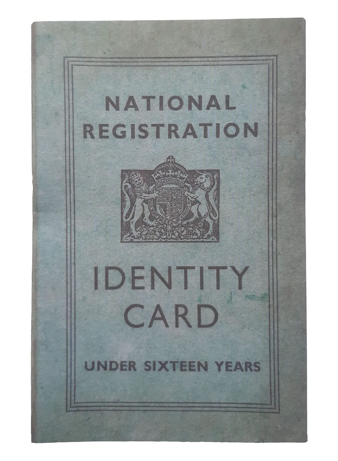 Memorabilia Pack Company Childrens Identity Card From World War 2