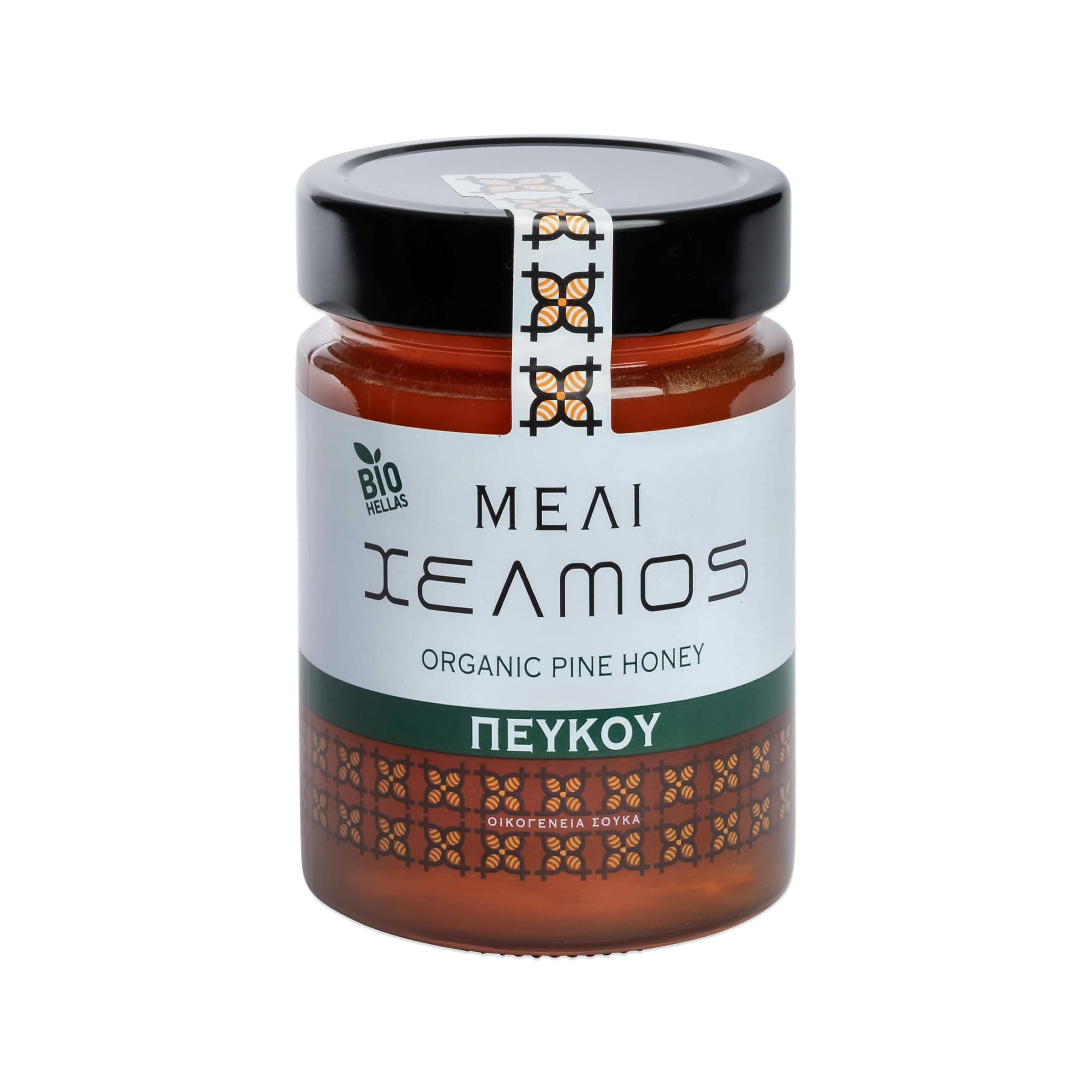 Organic Greek Pine Honey 450g – Certified Organic Forest Honey