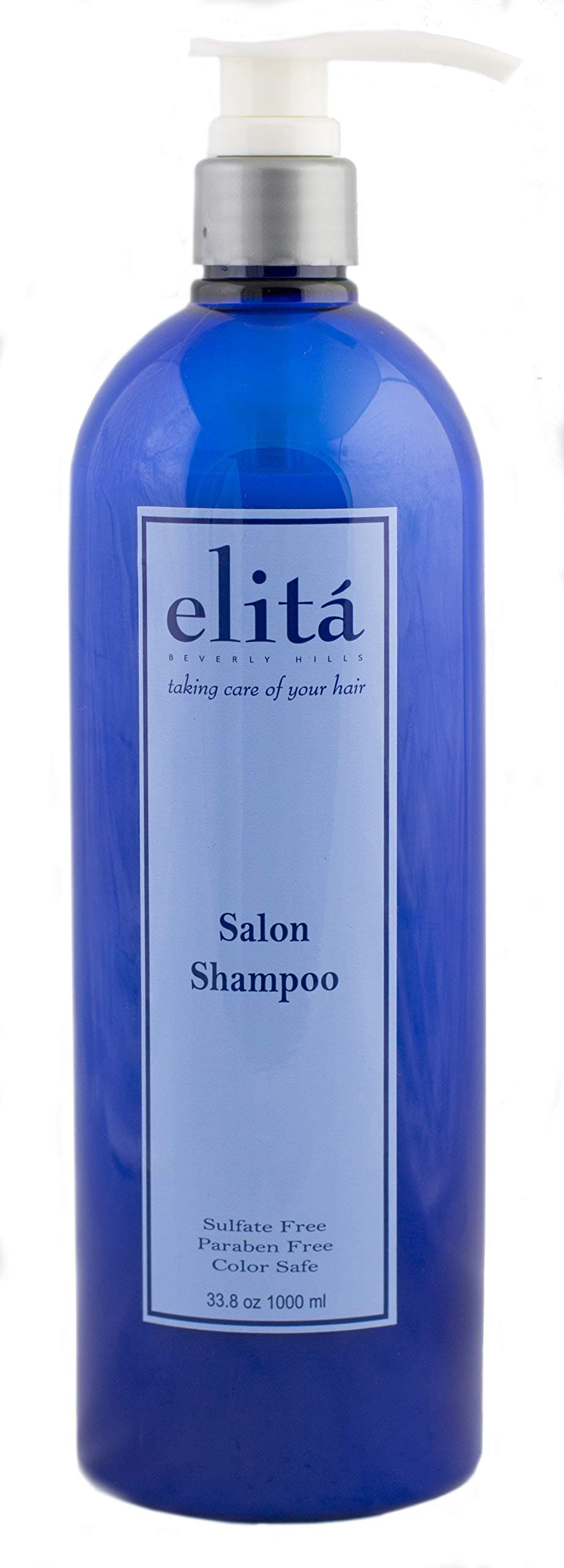 (Official) elita Beverly Hills 34oz SALON SHAMPOO: | All Natural | Paraben & Sulfate Free | Color Safe | Made in USA by elita Beverly Hills elitahair