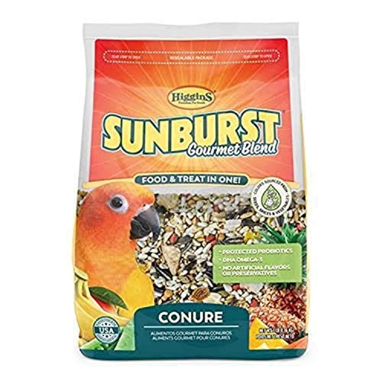 Premium Pet Foods Hig Sunburst Conure 3lb, Large
