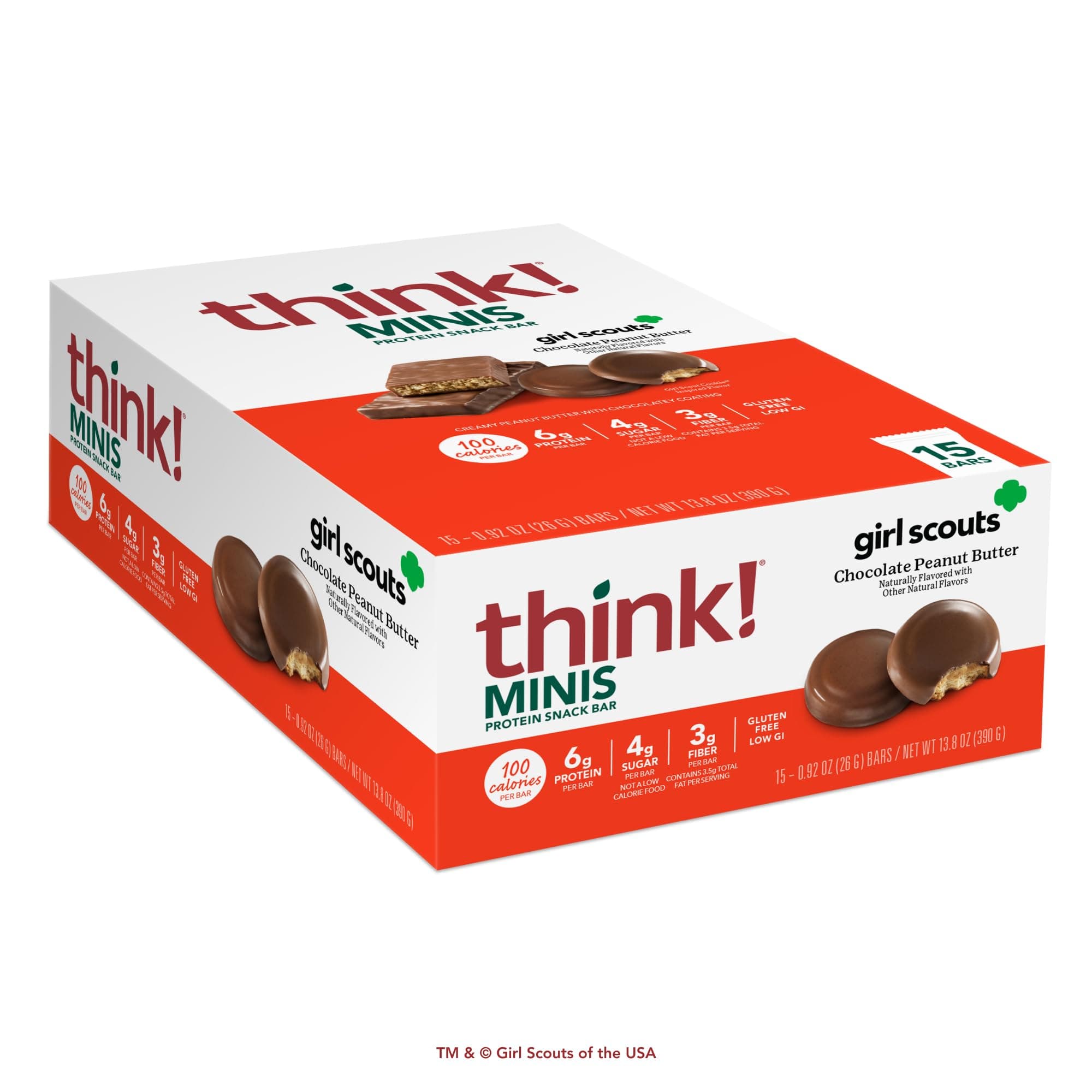 Girl Scout Minis, Chocolate Peanut Butter,15 Count