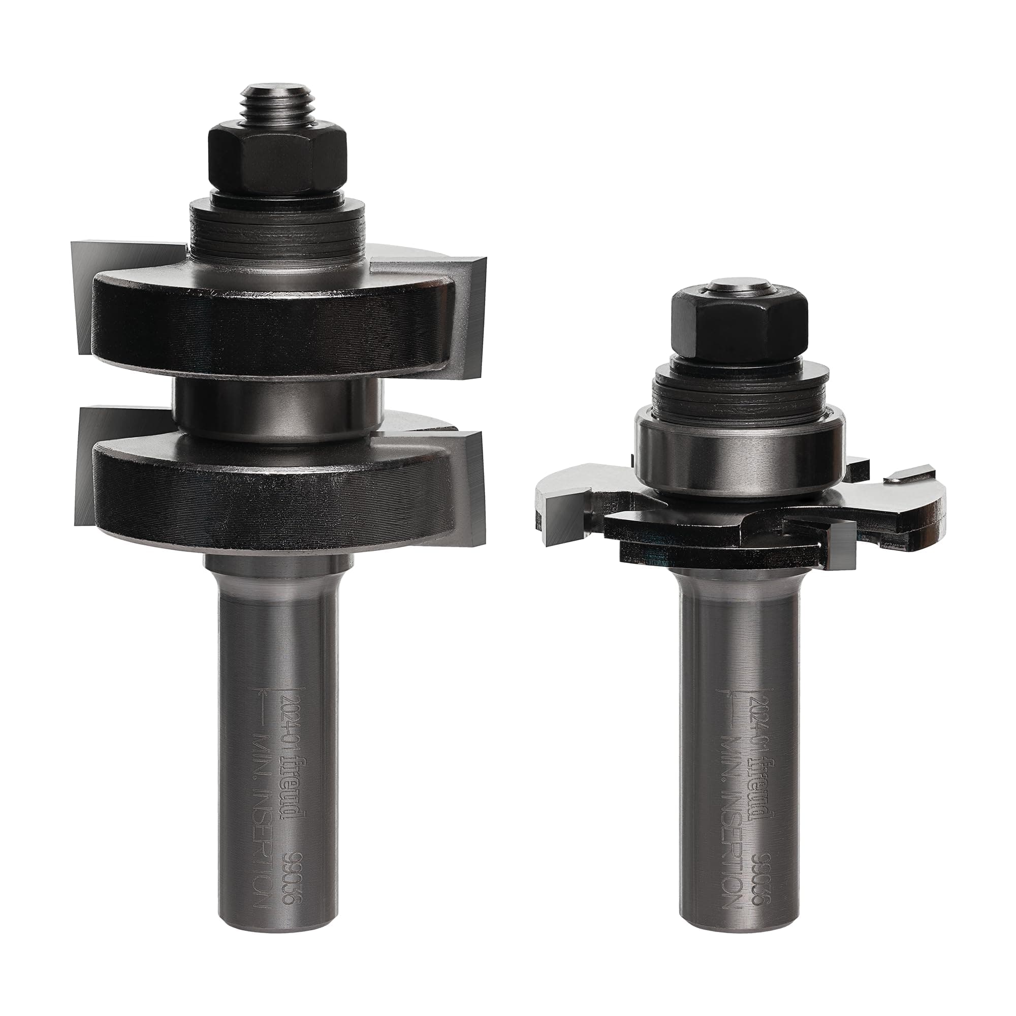 99-036: 1-3/4" (Dia.) Adjustable Tongue & Groove Bit Set