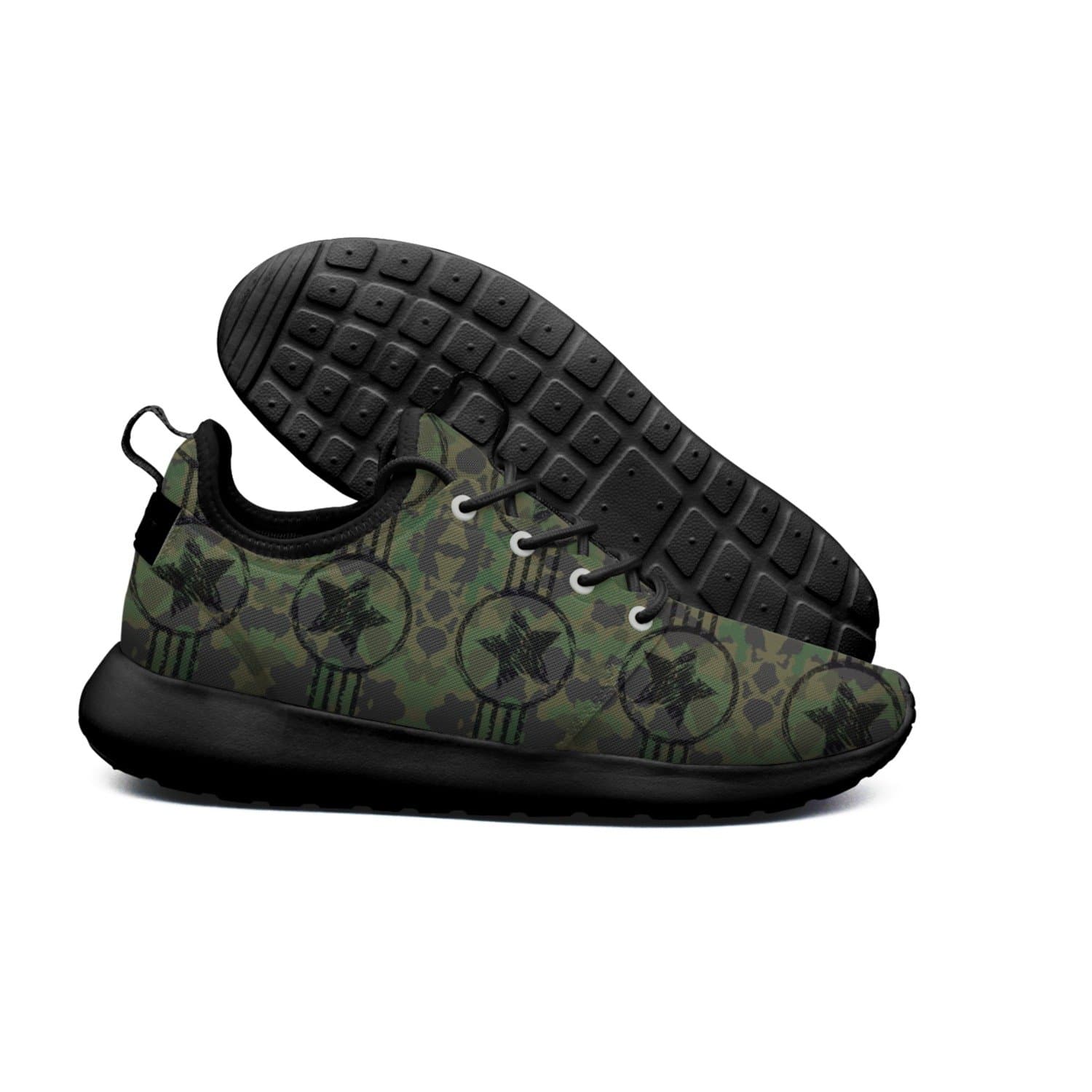 YANYANGer Lightweight Military American Camouflage Flag Man's Sports Running Shoes