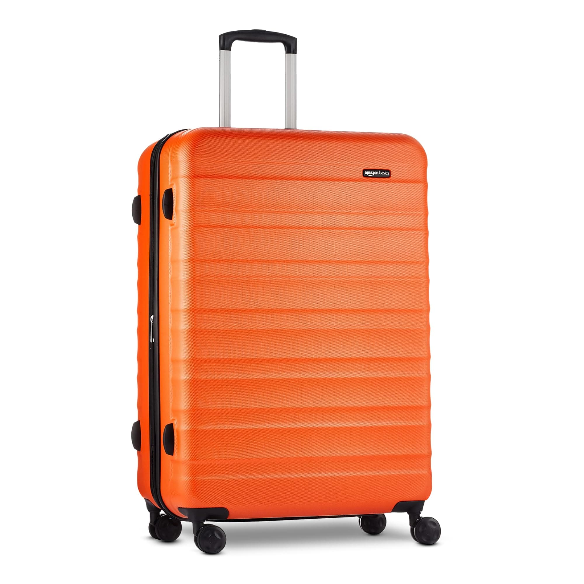 30" Hardside Large Checked Luggage, Expandable For Up to 15% More Space, Hardshell Suitcase With Wheels, Scratch-Resistant Surface, Four Multi-directional Wheels, Orange