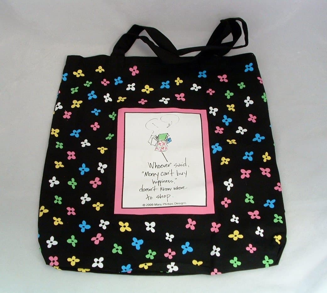 Multi-purpose Shopping Tote Bag with Artwork By Mary Phillips (16.5