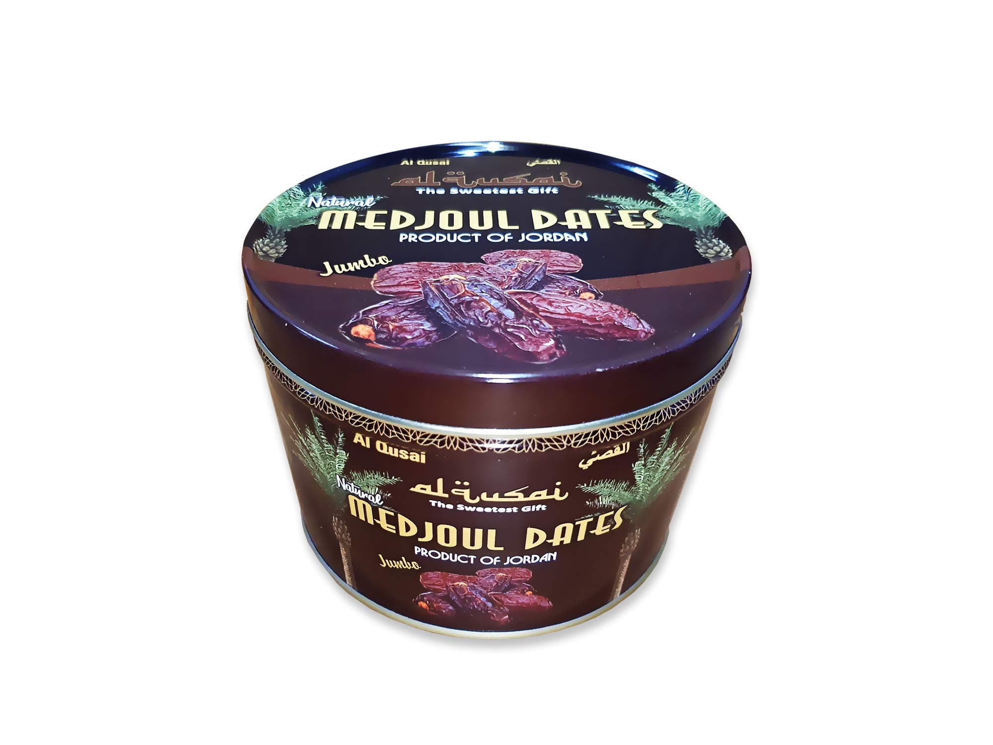 - Al Qusai Medjoul/Medjool Dates, Jordan (Medjoul 500g Tin)