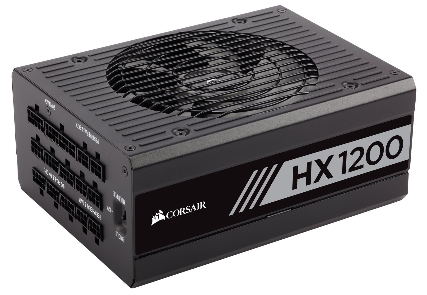 HX Series, HX1200, 1200 Watt, Fully Modular Power Supply, 80+ Platinum Certified