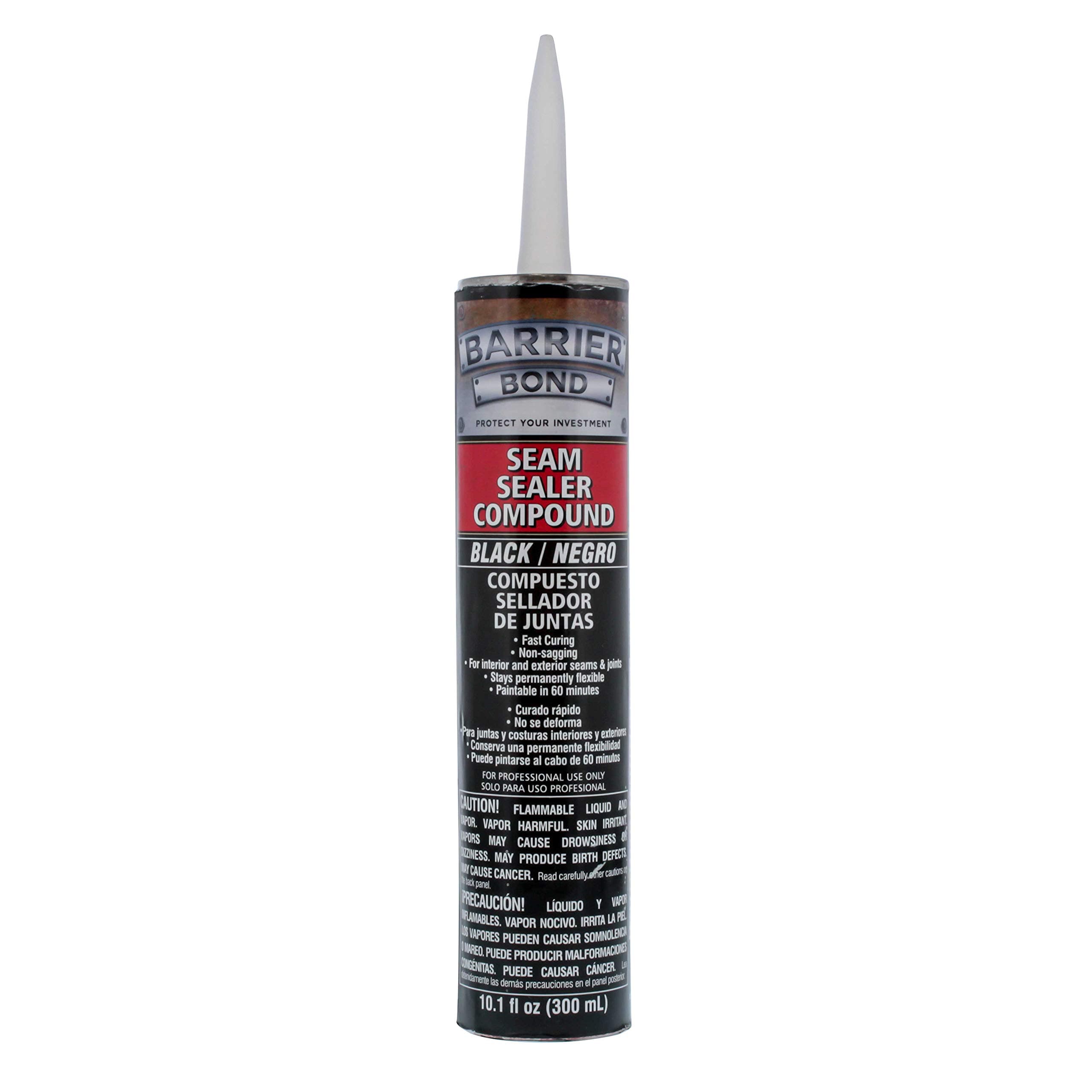 Barrier Bond Black Seam Sealer Compound - 10.1 fl. Ounce Tube