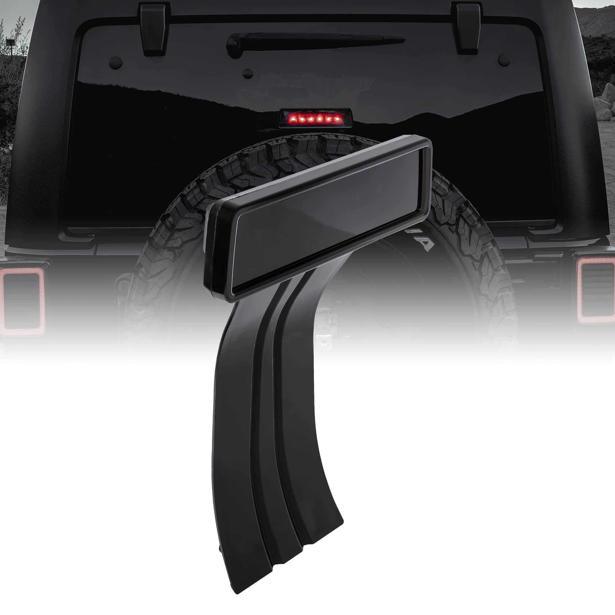 ONLINE LED STORE TRUE MODS Third Brake Light Replacement For Jeep Wrangler JK Tail Light [Smoked Lens] 3rd Brake Light Compatible with Jeep Wrangler JK Accessories 2007-2018