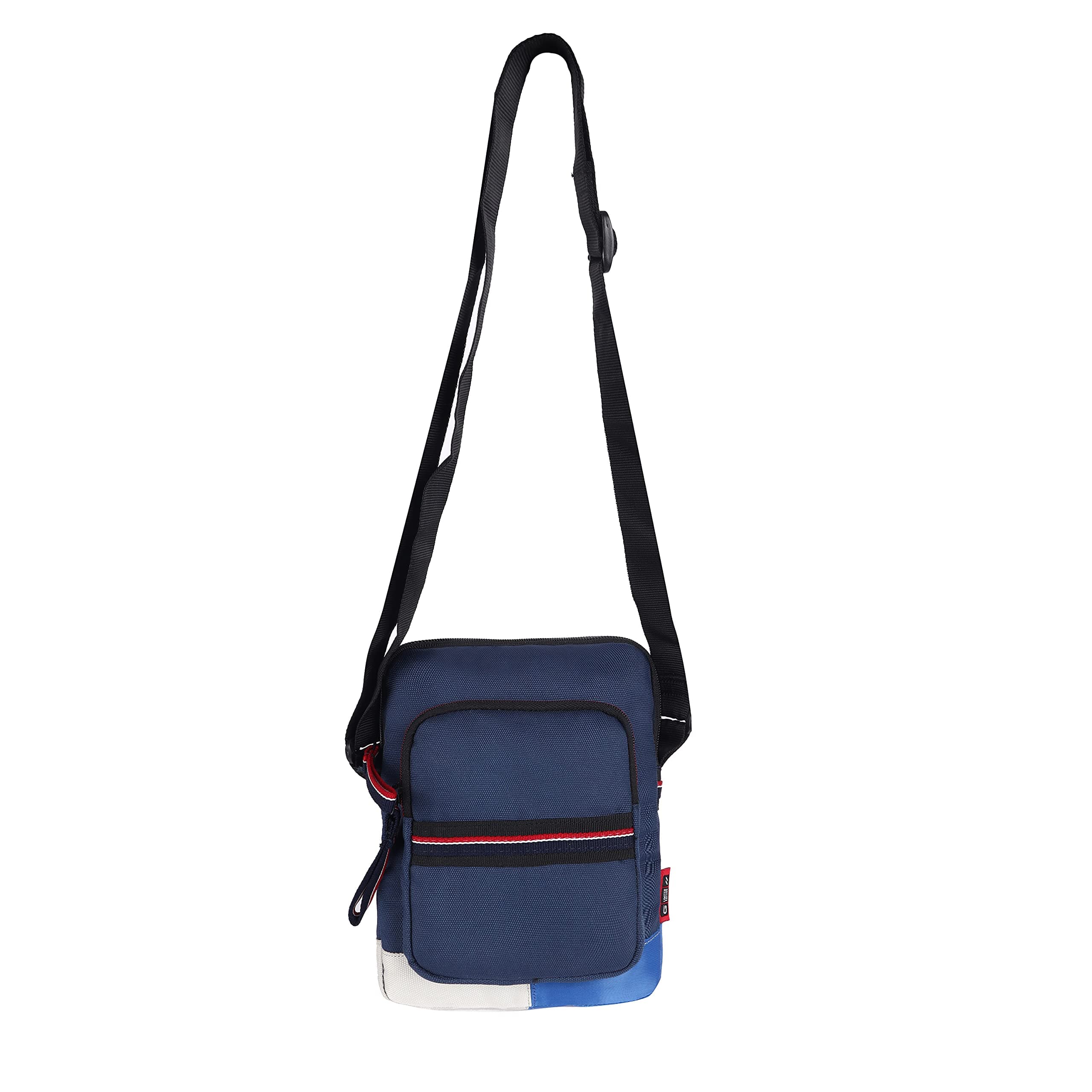 2L Small Box Messenger Bag/Water Resistant Sling Bag/CrossBody Travel Bag (Navy Blue)