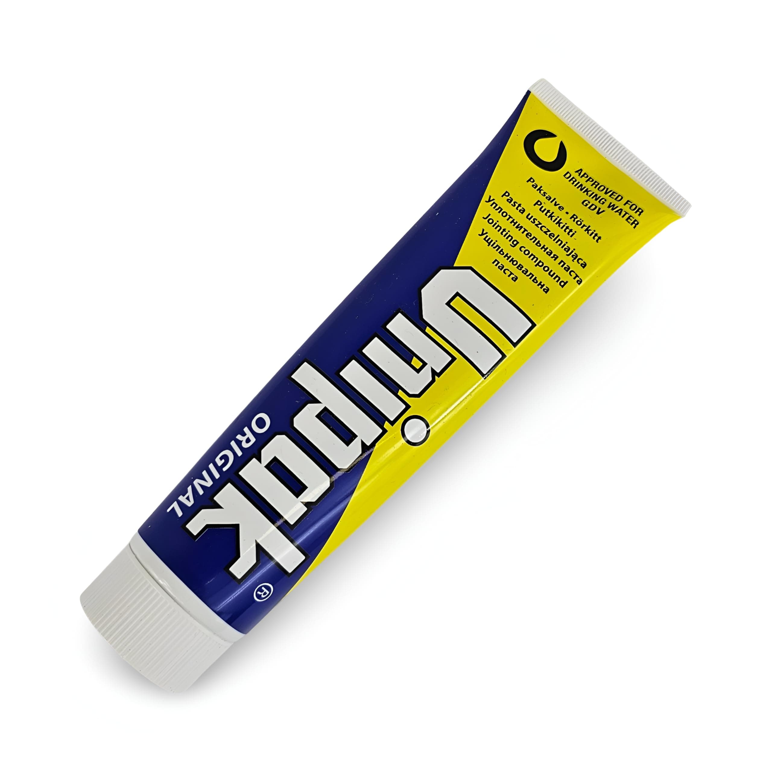 Unipak Pipe Jointing Compound Grey Paste for Threaded Connections, Water and Gas Systems Compatible, 250g Tube