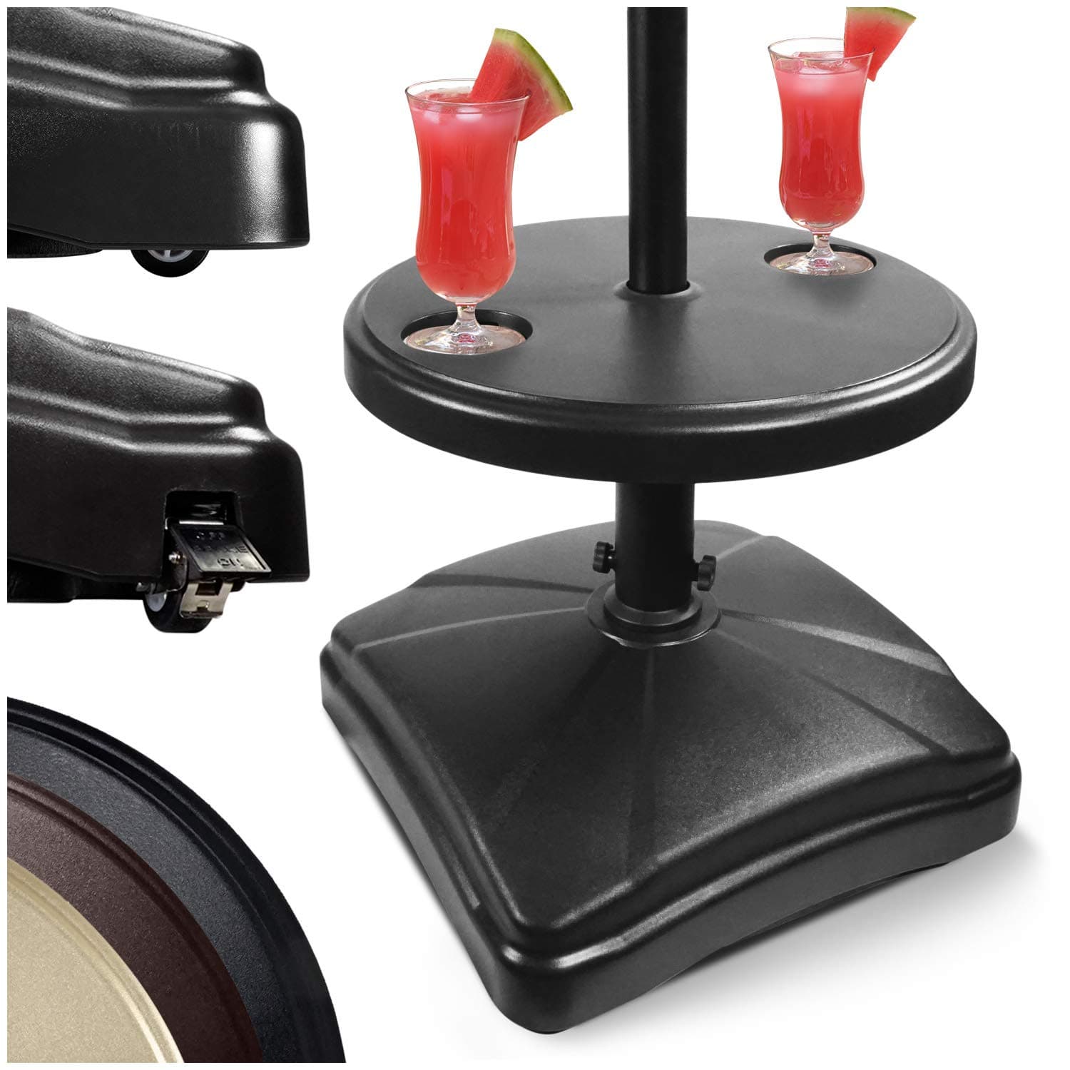 Table & Base (Black) Rollingumbrella