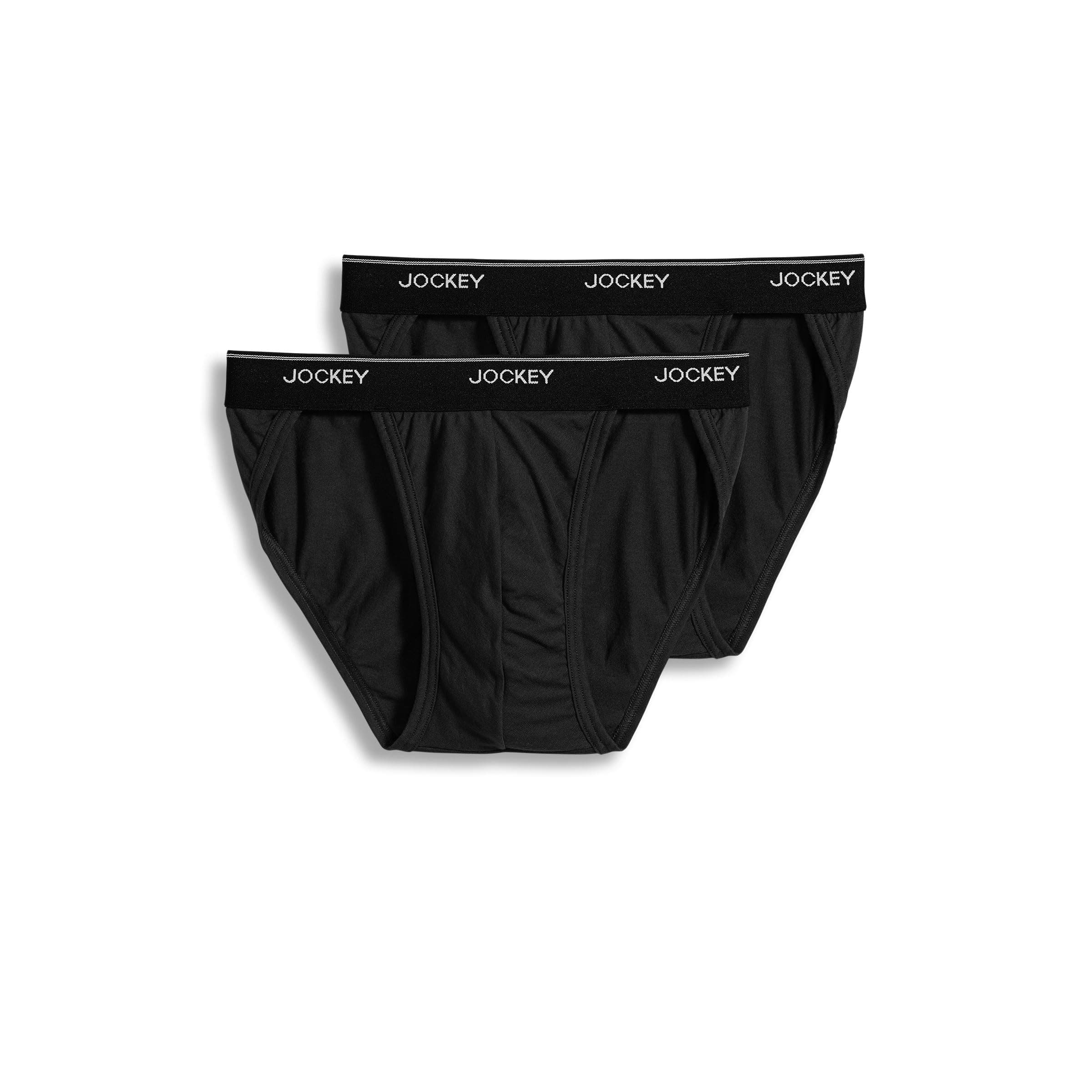 Men's 2 Pack Low Rise Cotton Bikini Underwear