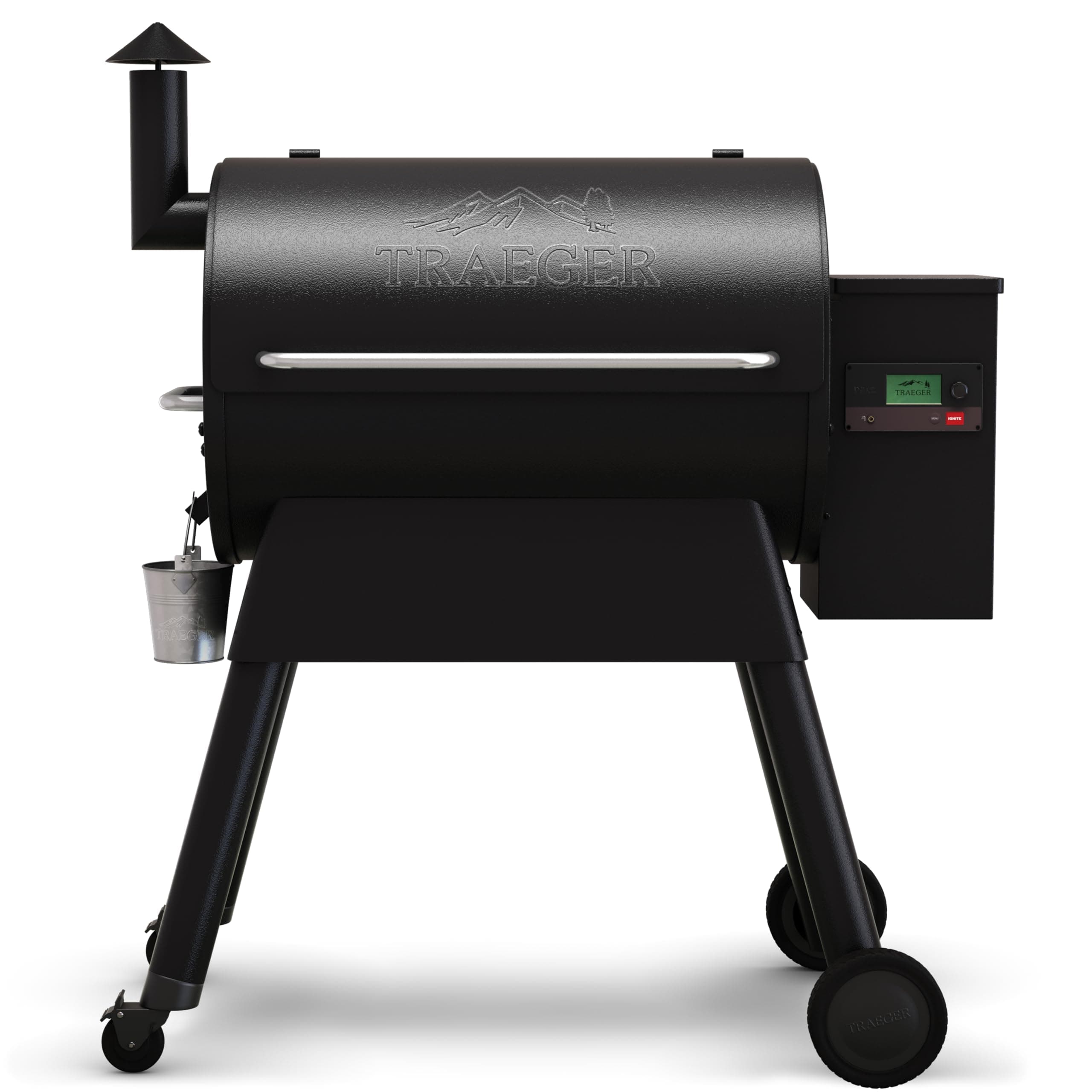 Grills Pro 780 Electric Wood Pellet Grill and Smoker with WiFi and App Connectivity, Black