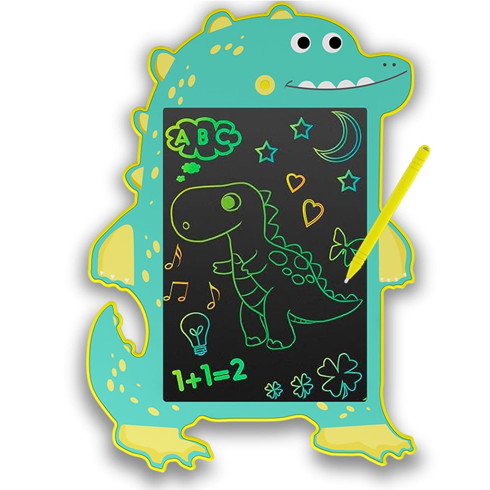 Getpy LCD Writing Tablet - Toddler Toys Doodle Board Drawing Pad for Kids, 8.5 Inch Dinosaur Toy Drawing Tablet Christmas Birthday Gift for Boys Girls 2 3 4 5 6 Years Old (Green)