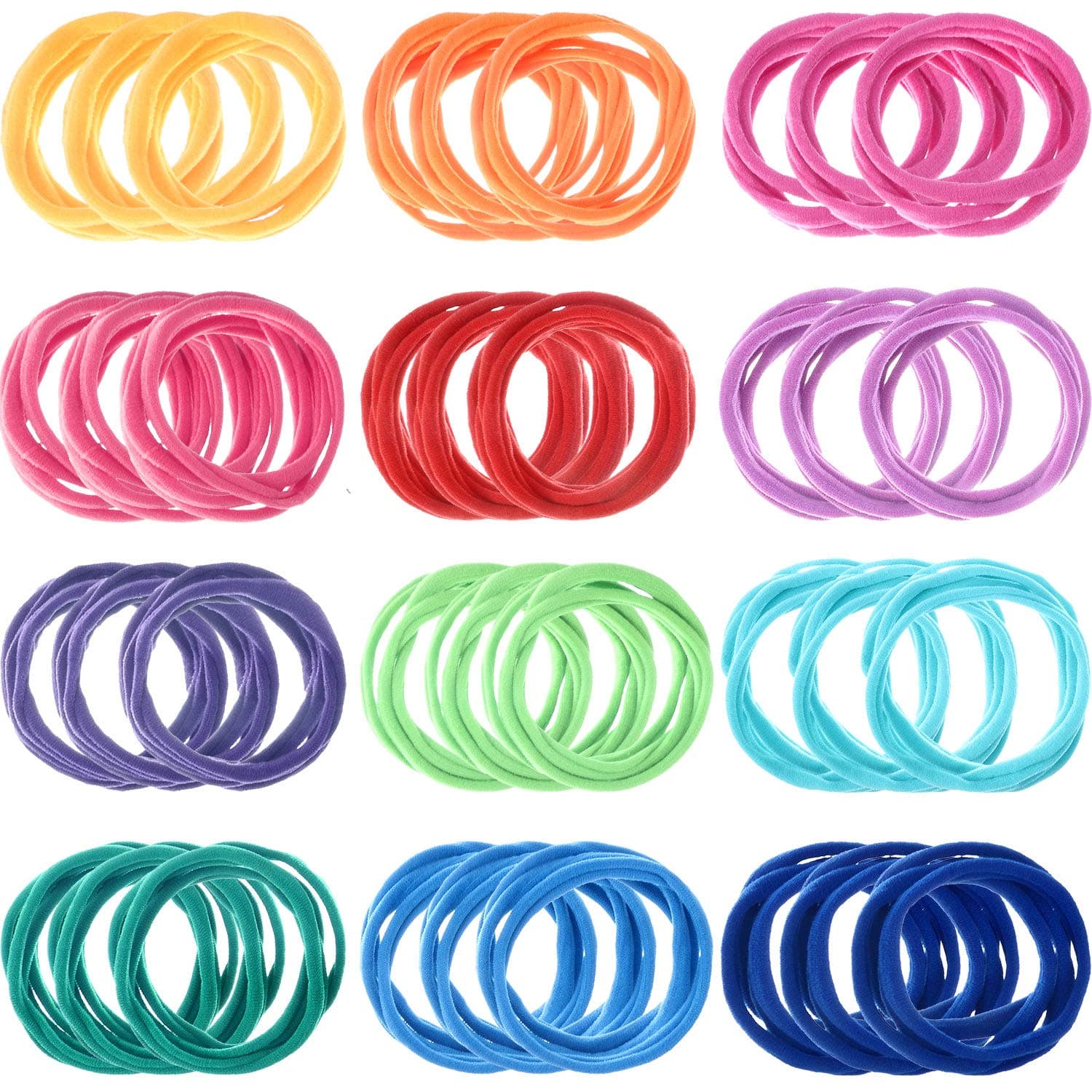 12 Colors Potholder Weaving Loom Loops Bulk Weaving Craft Loops with Multiple Colors for DIY Crafts Supplies Compatible with 7 Inch Weaving Loom(96 Pieces)