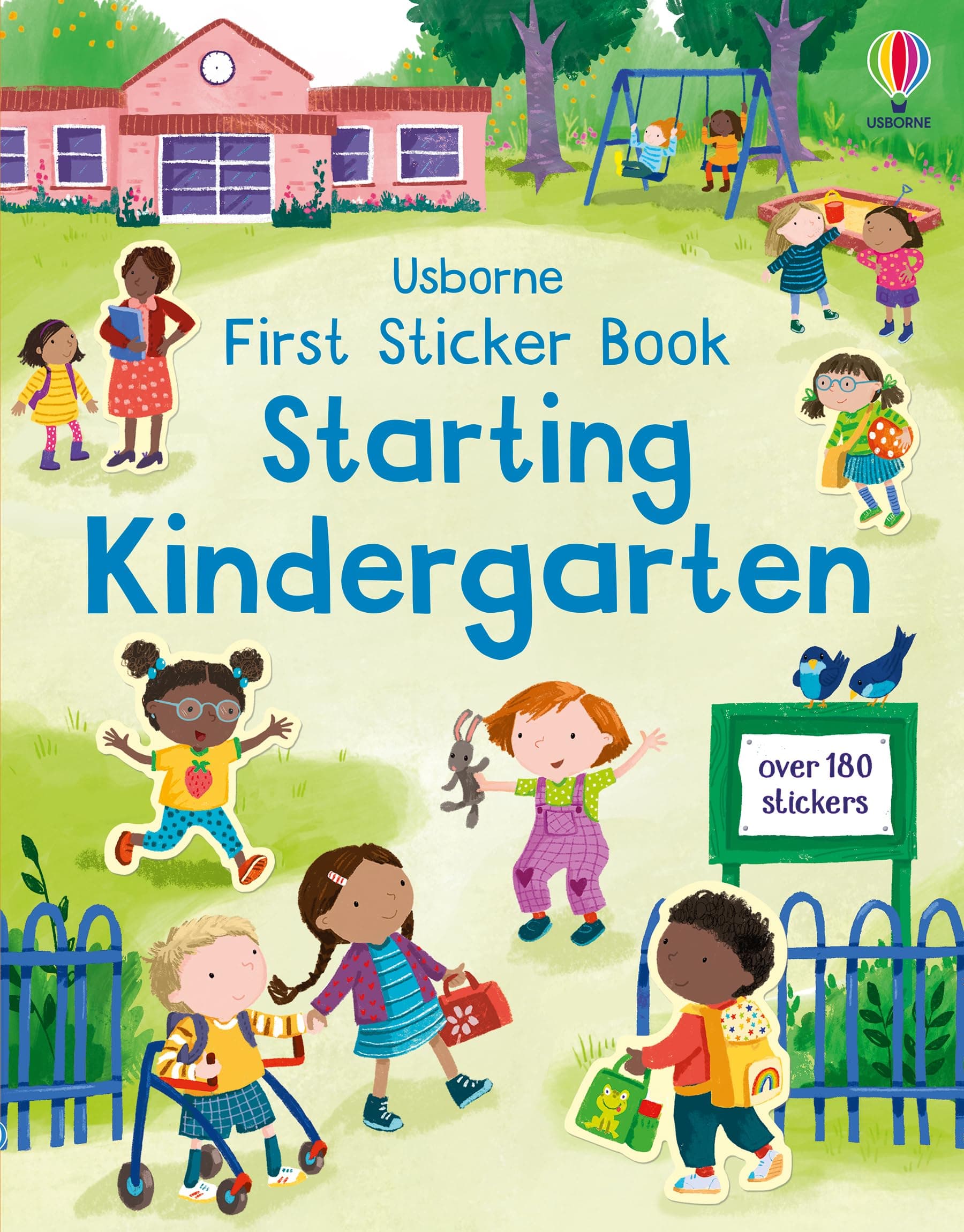 First Sticker Book Starting Kindergarten: A Delightful Interactive Kids Activity Book for Back to School Readiness