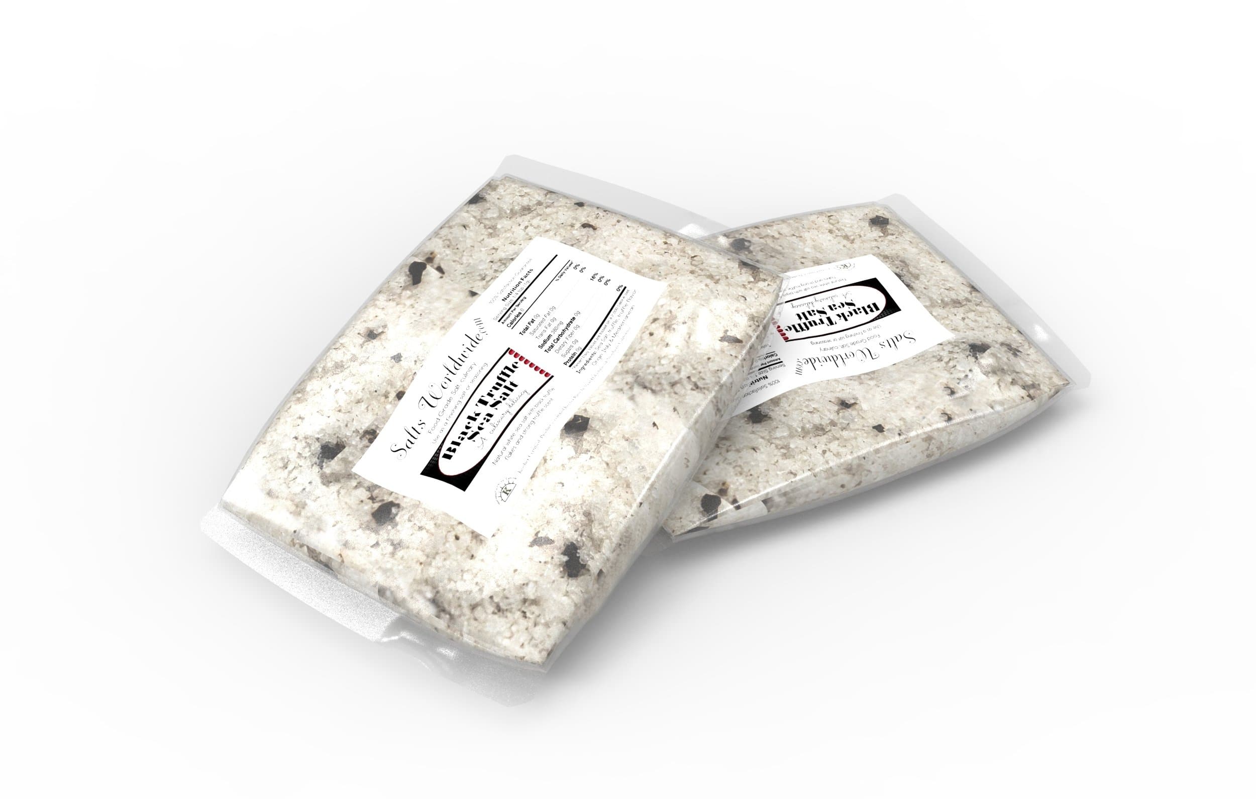 Truffle Salt - Black Truffle Salt - A Culinary Delicacy By Salts Worldwide Gourmet Food Grade Kosher Quality