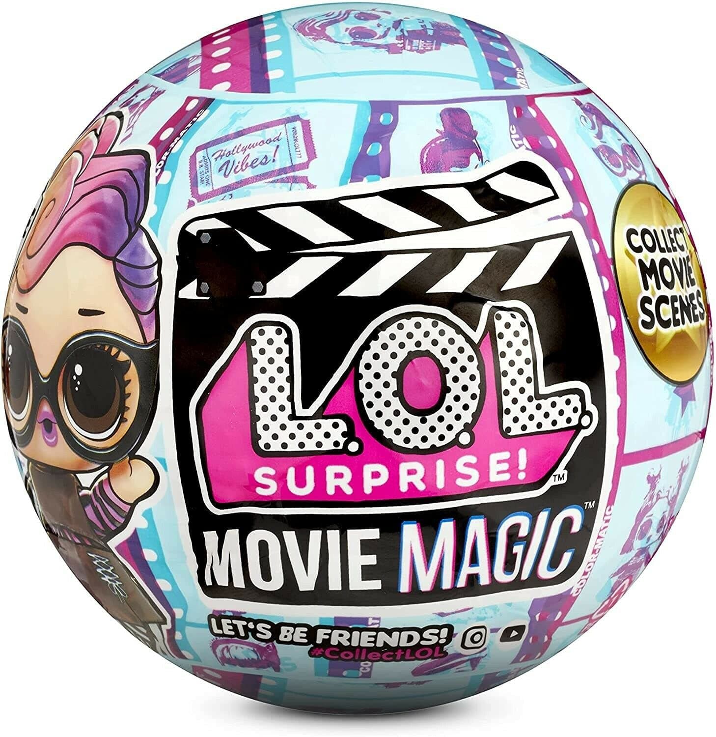 LOL Movie Magic Dolls with 10 s Including Limited Edition Doll, Film Scenes, Movie Prop Accessories, Color Change – Collectible Gift for Kids, Toys for Girls Boys Ages 4 5 6 7+ Years